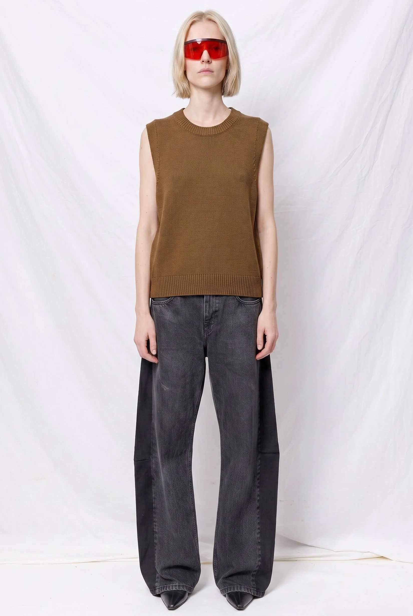 Almond Olympia Cotton Linen Top - Image 2