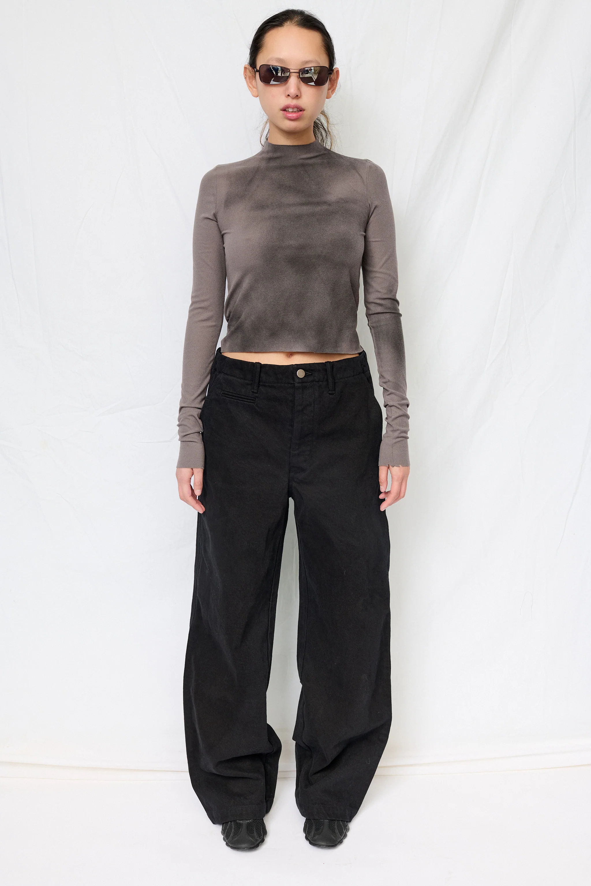 Black Denim Full Pant - Image 7