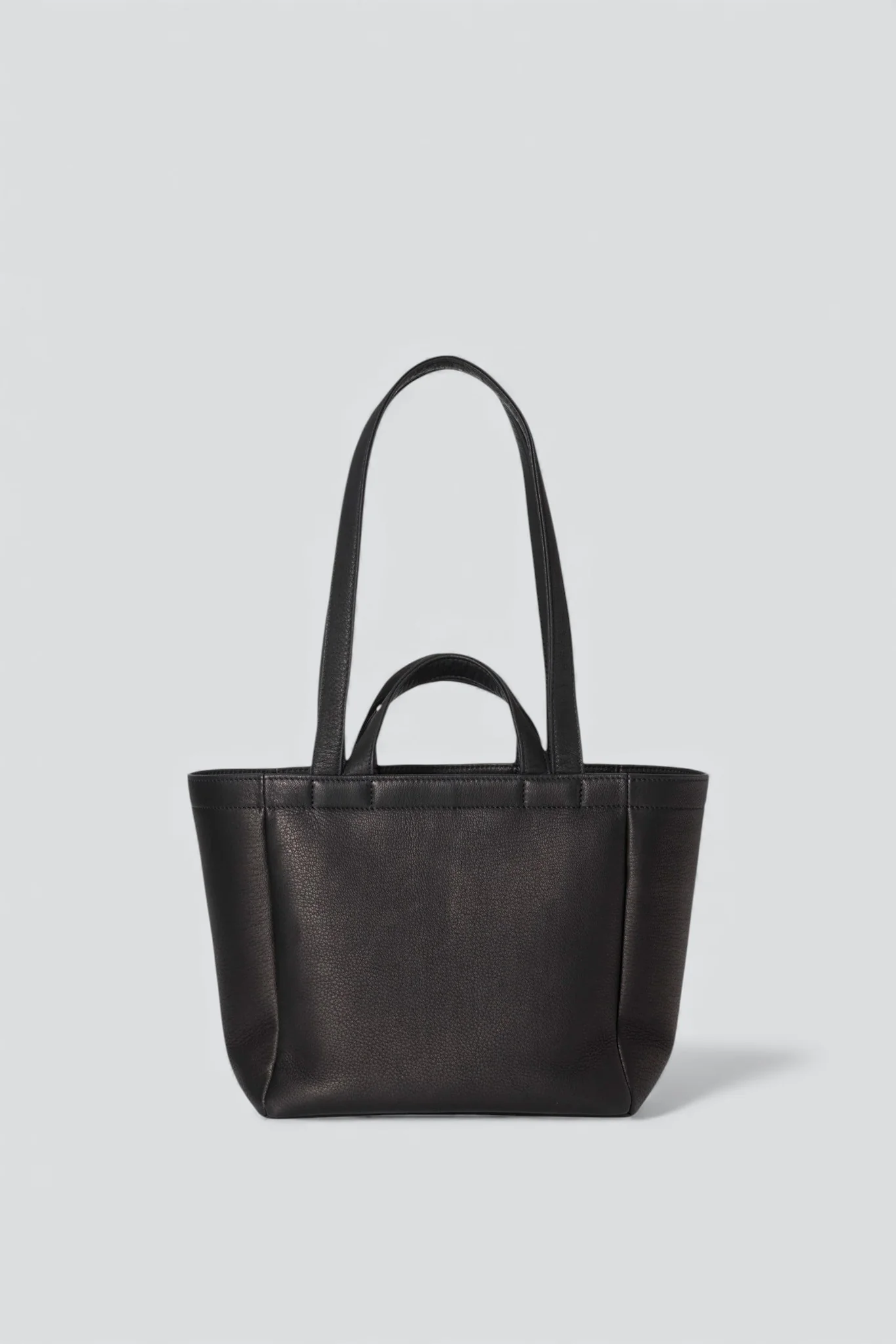 Black Double Handle Tote S