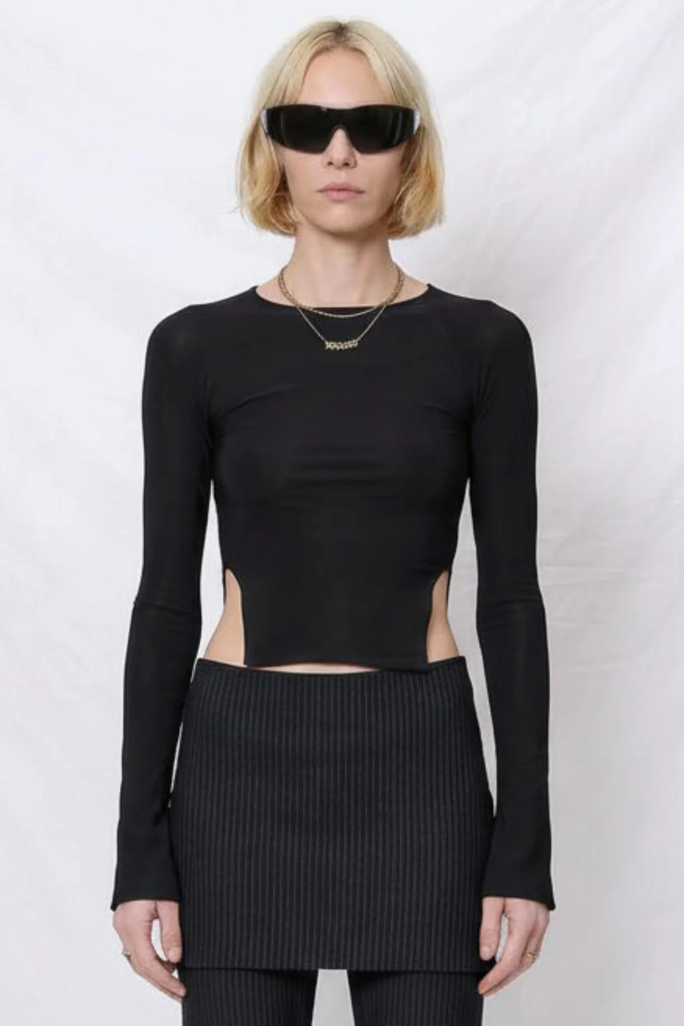 Black No Heart Top