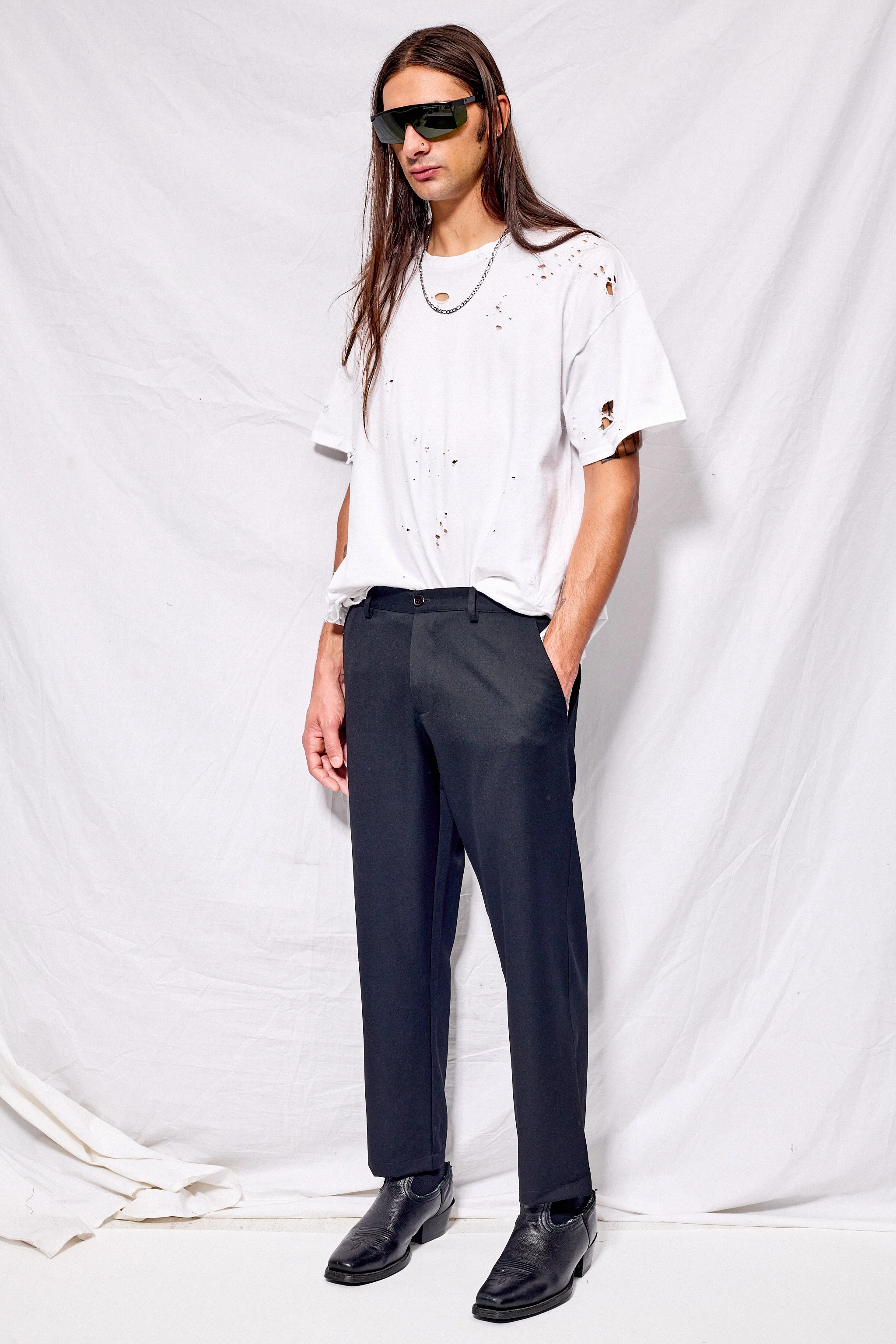 Black Suiting Curve Pant - Image 3