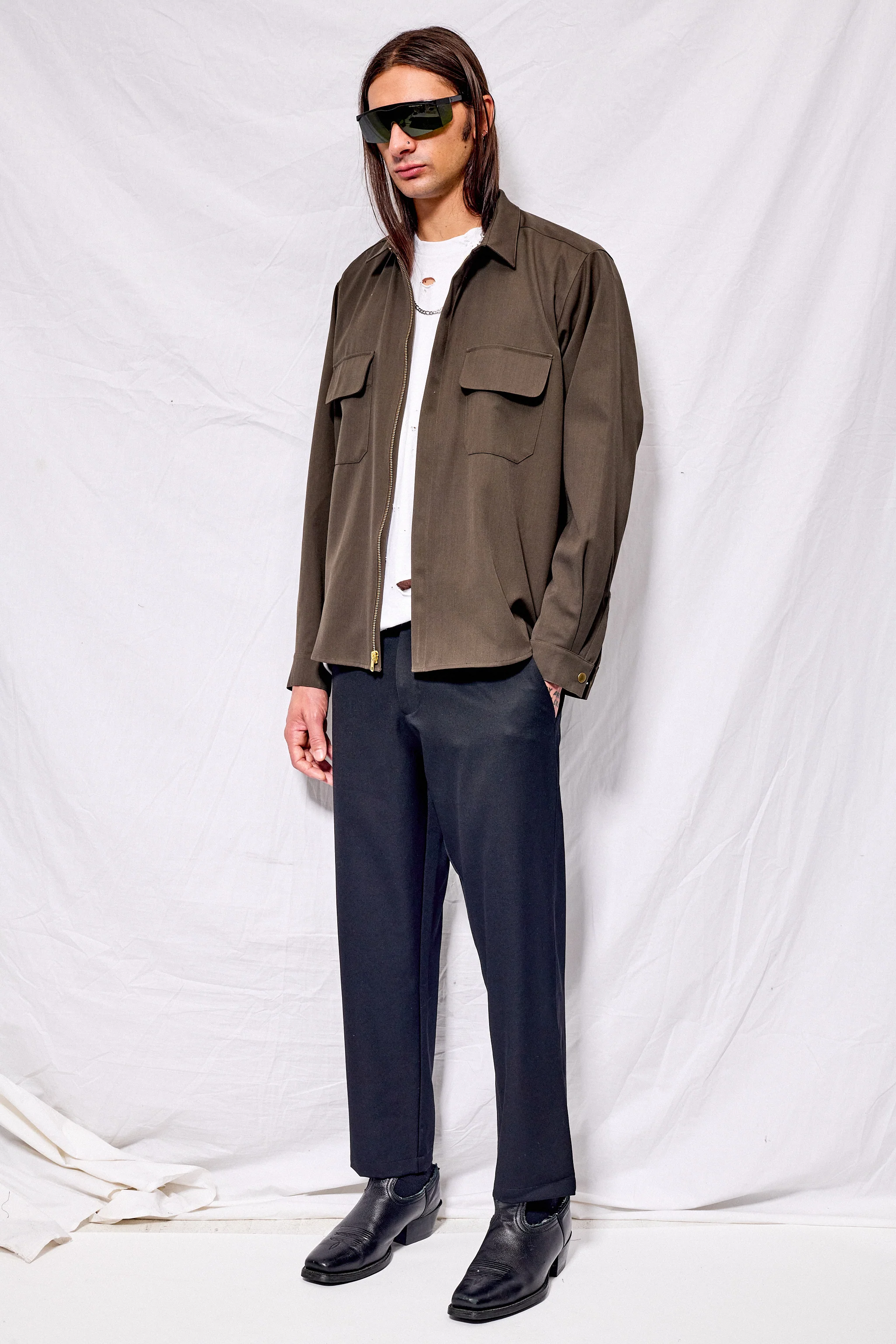 Black Suiting Curve Pant - Image 4