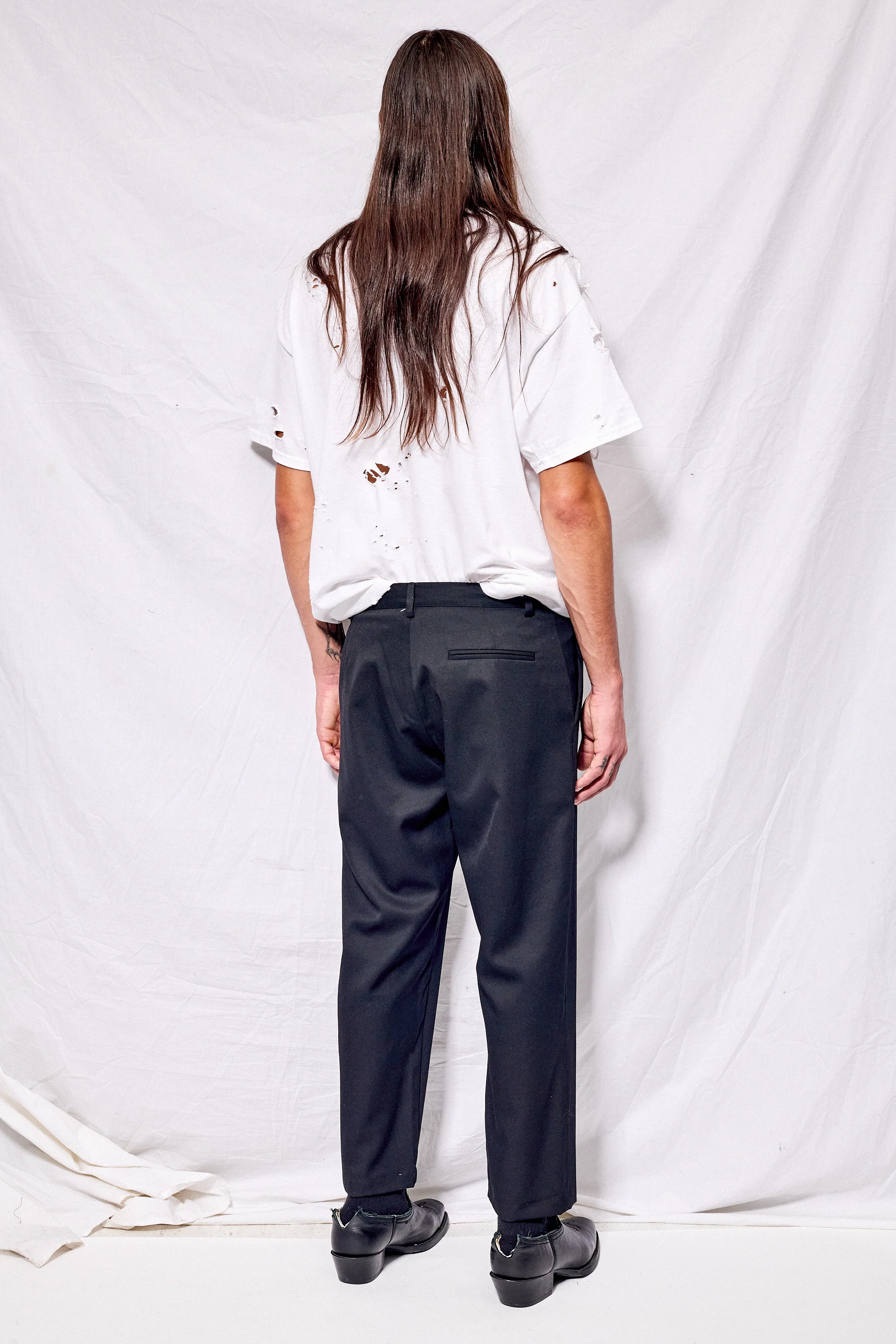 Black Suiting Curve Pant - Image 5