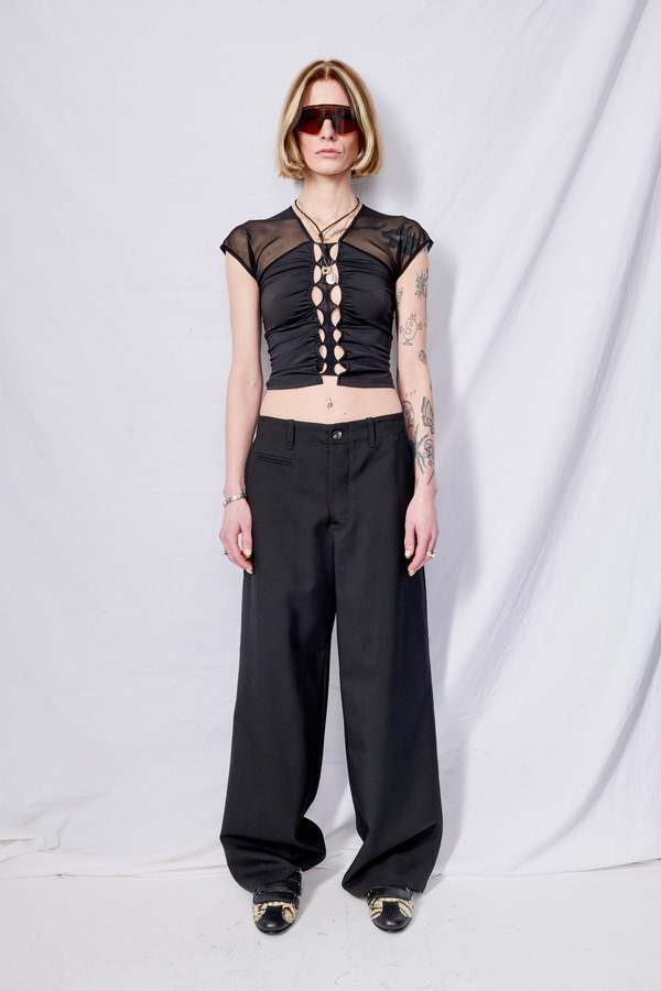 Black Suiting Full Pant - Image 9
