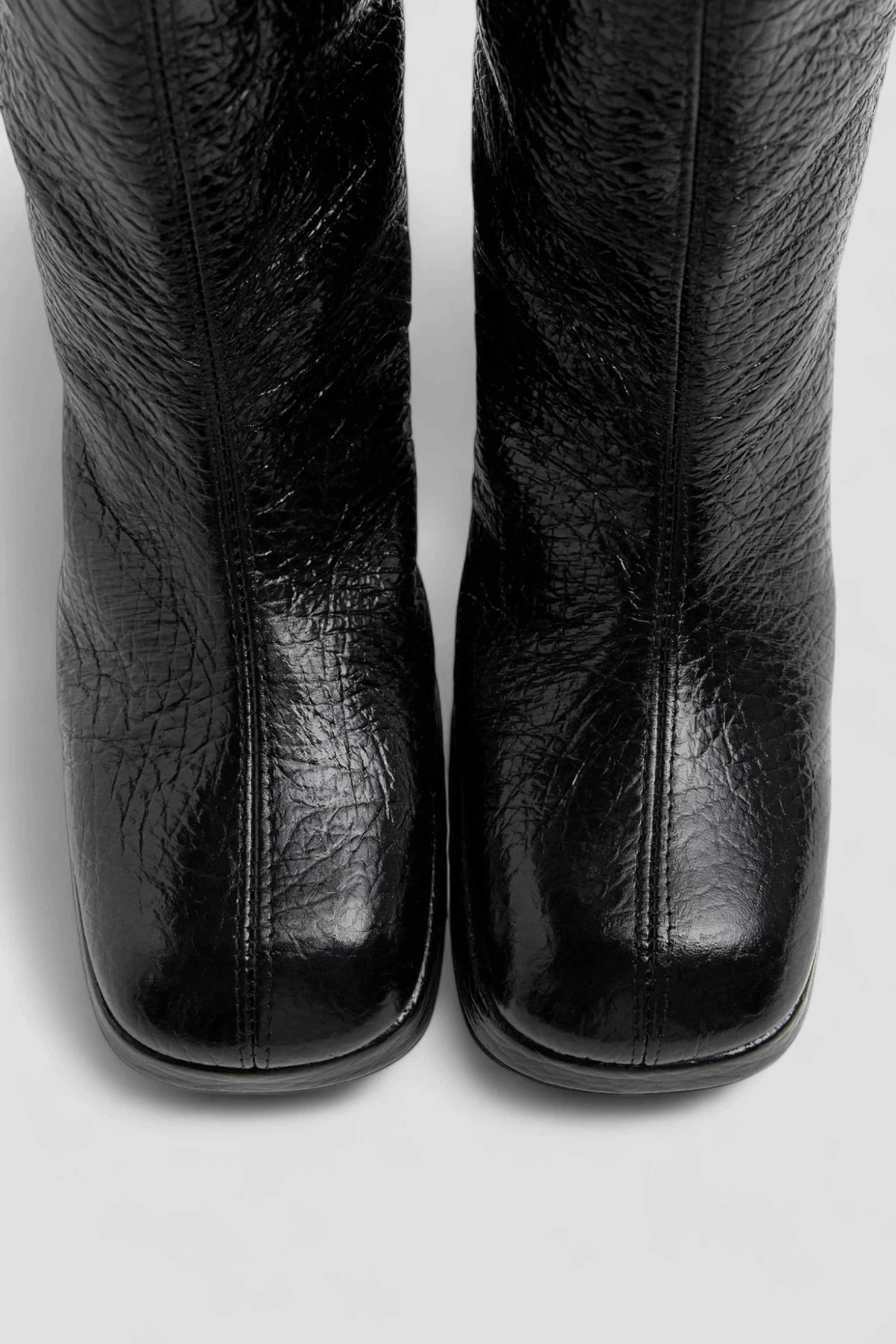 Black Grain Tundra Tall Boots - Image 5