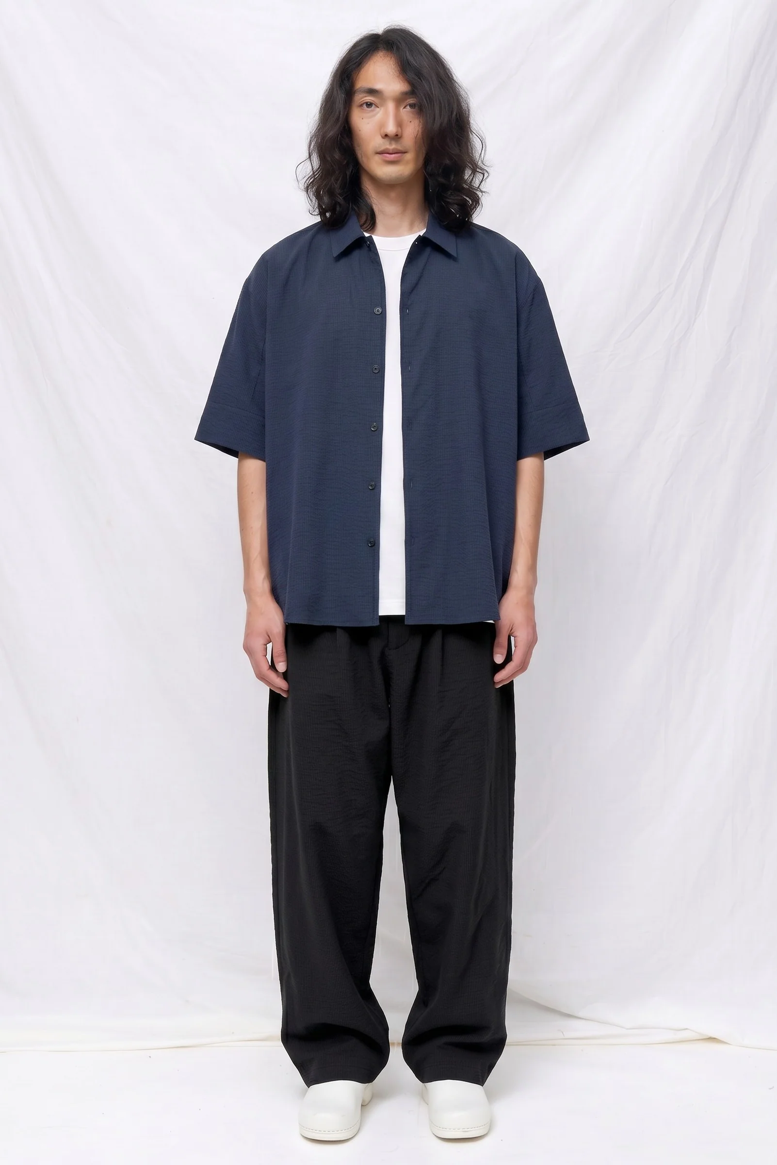 Blue Plaid Box Shirt - Image 2