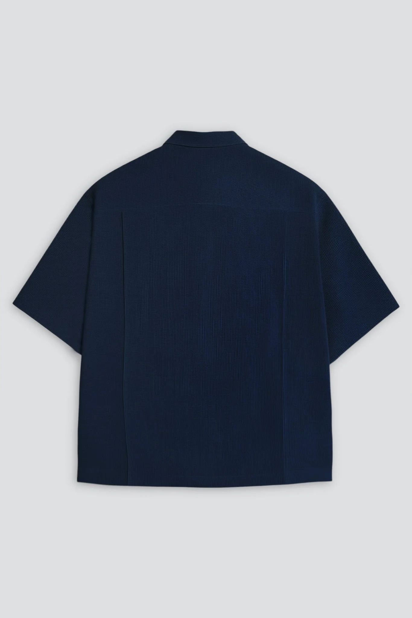 Blue Plaid Box Shirt - Image 4