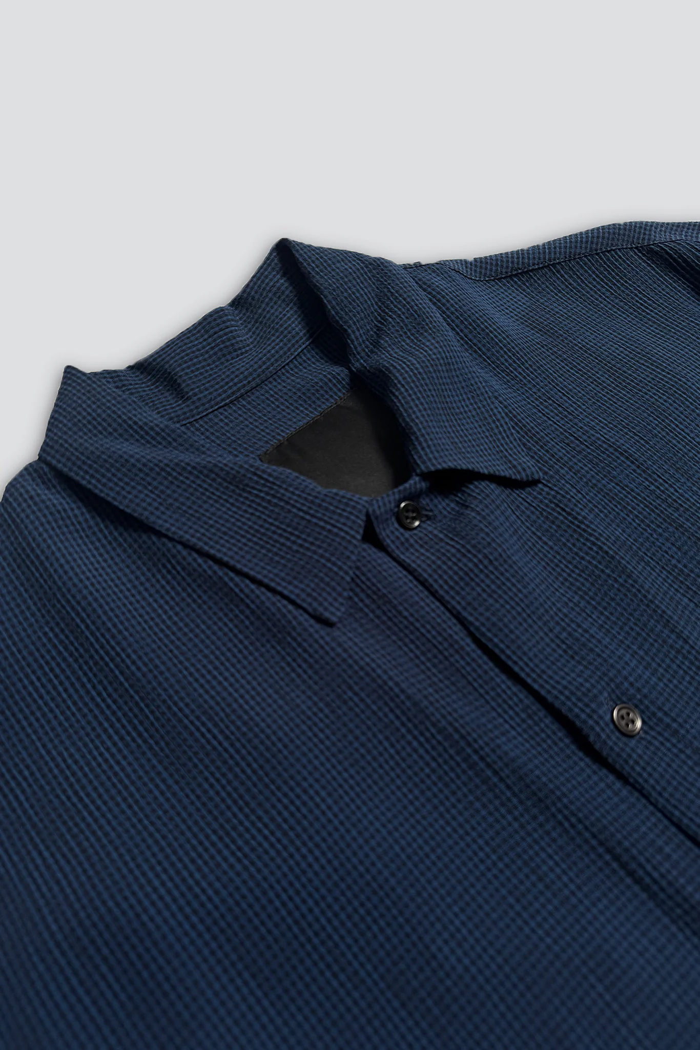 Blue Plaid Box Shirt - Image 5