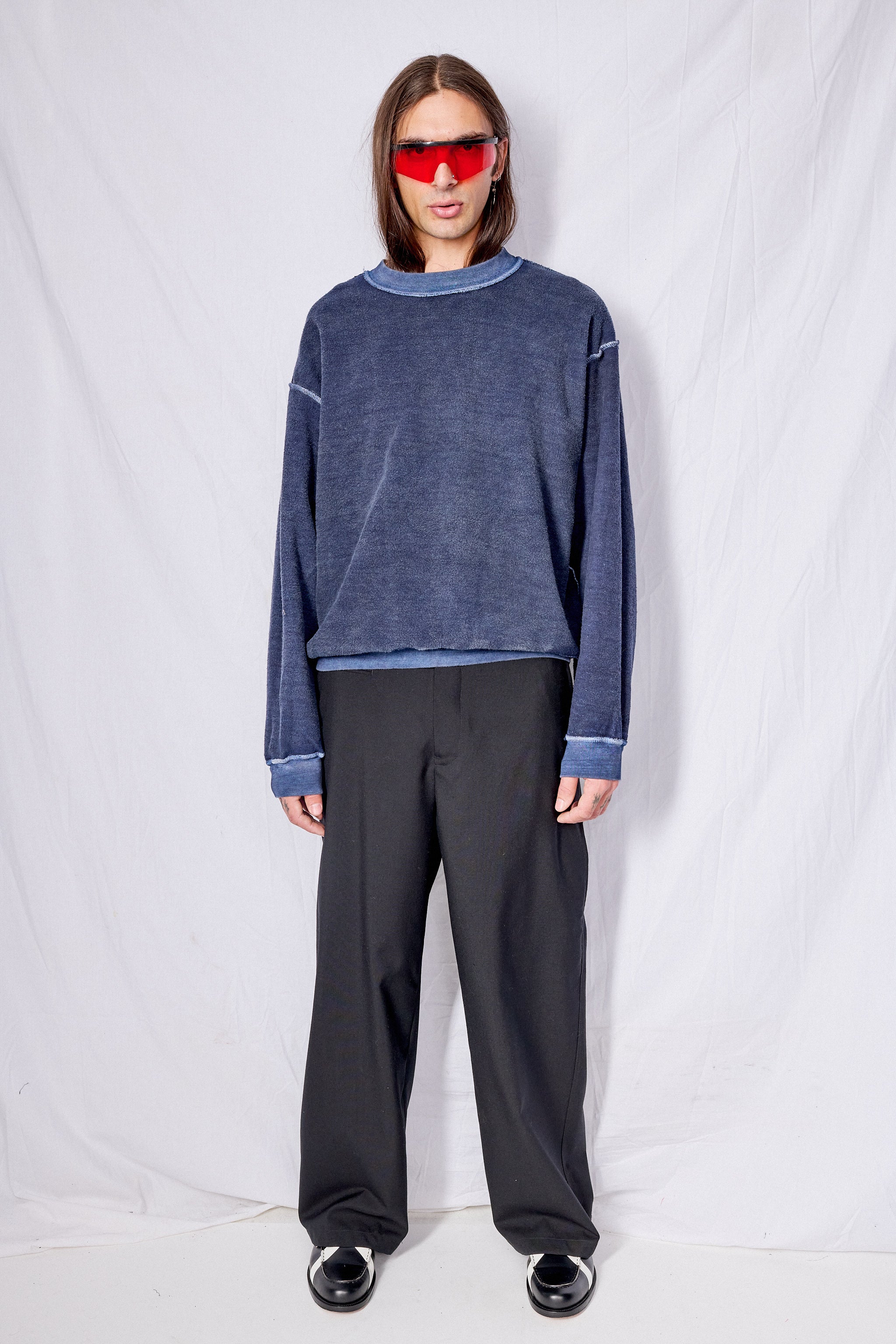 Blue Reversed Sweatshirt - Image 4