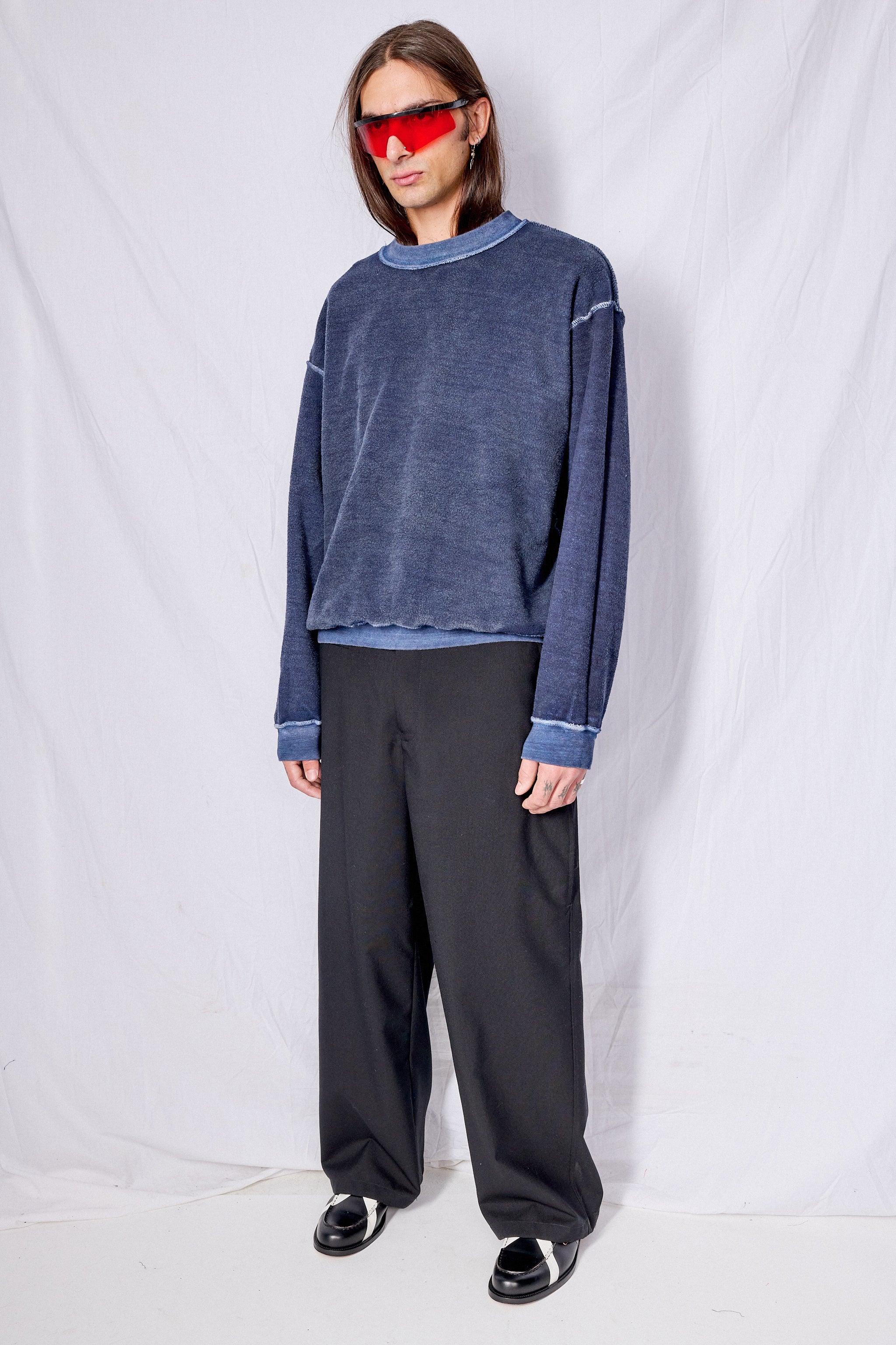 Blue Reversed Sweatshirt - Image 5