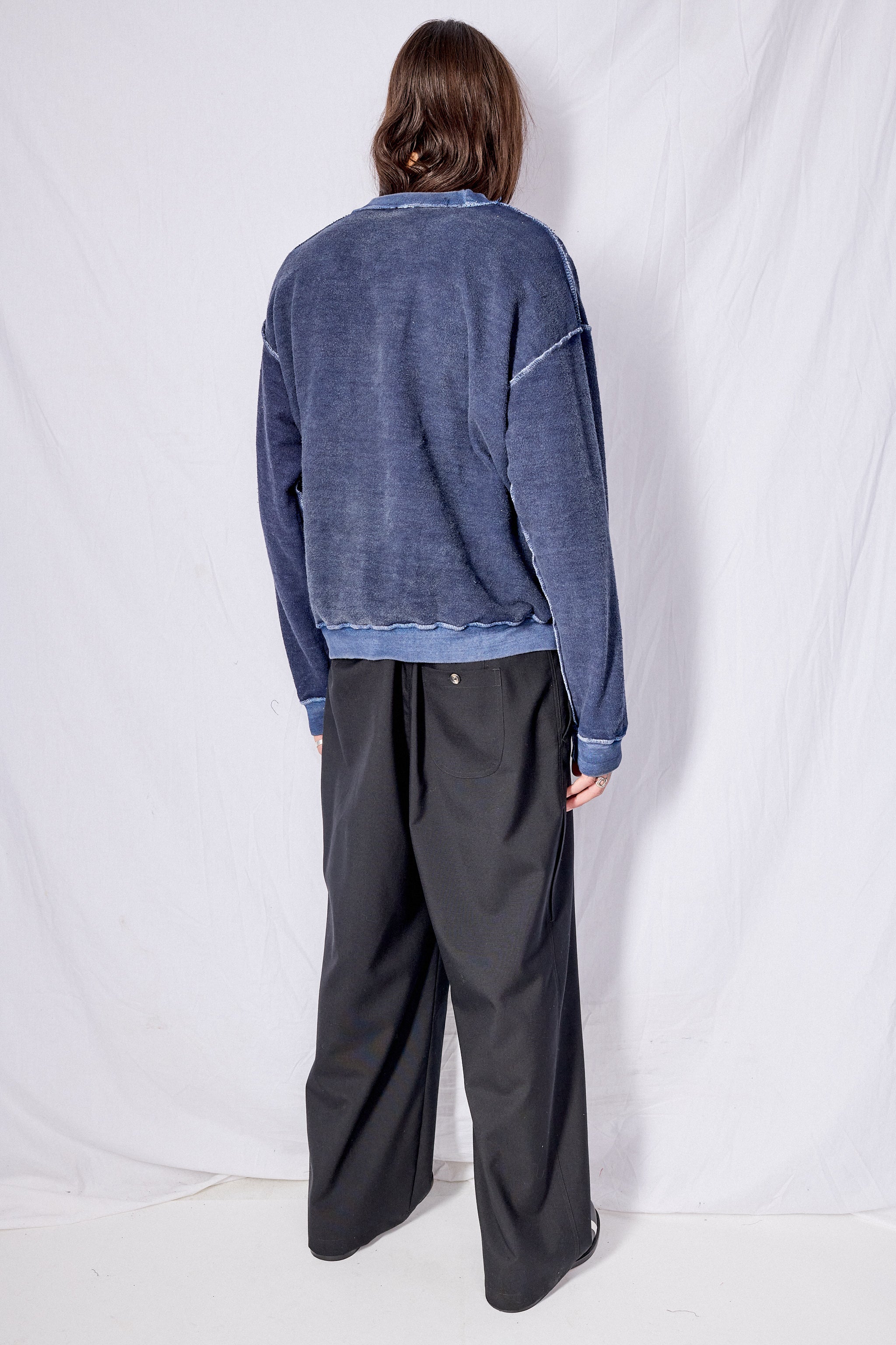 Blue Reversed Sweatshirt - Image 8