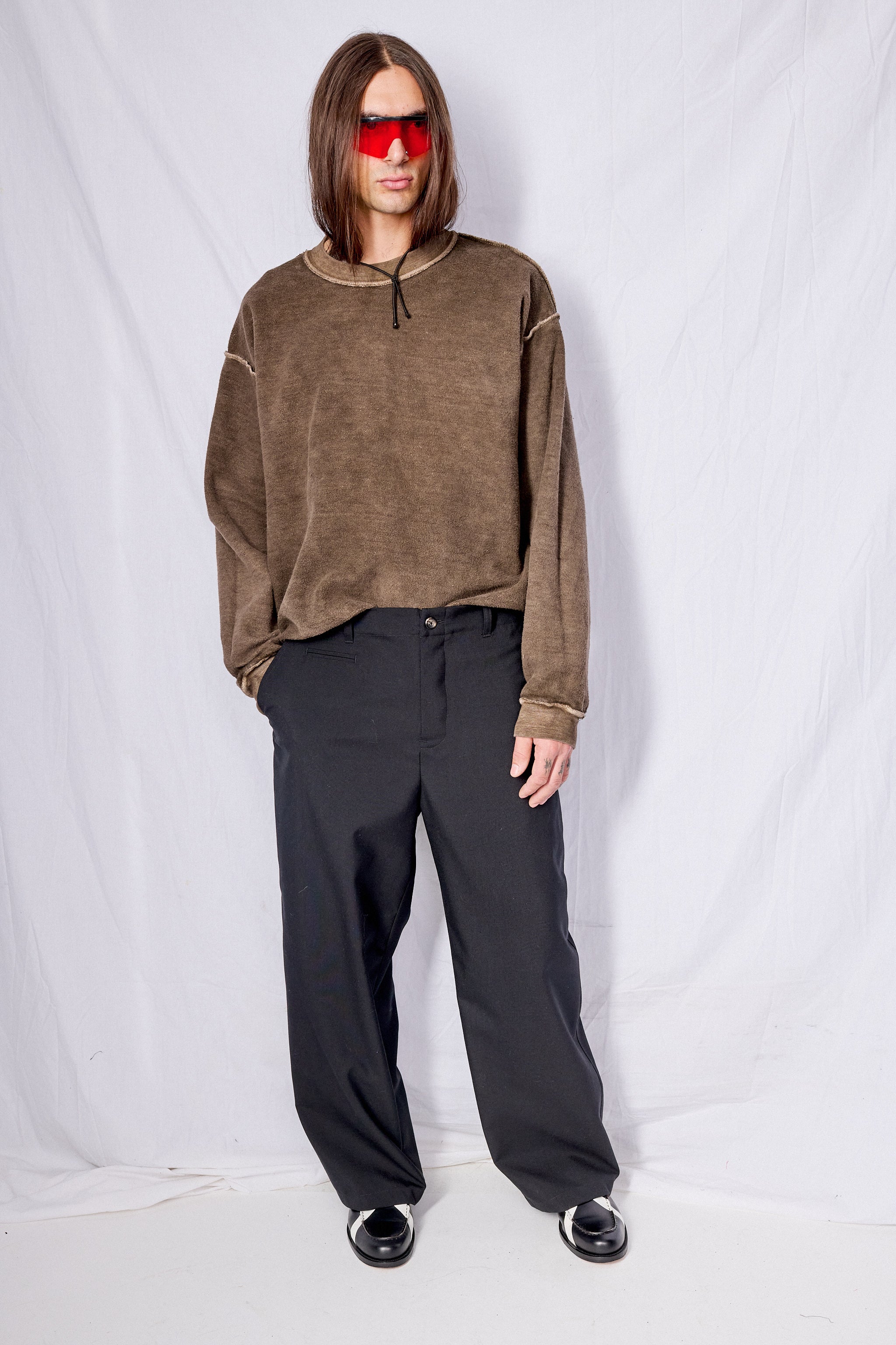 Brown Reversed Sweatshirt - Image 9