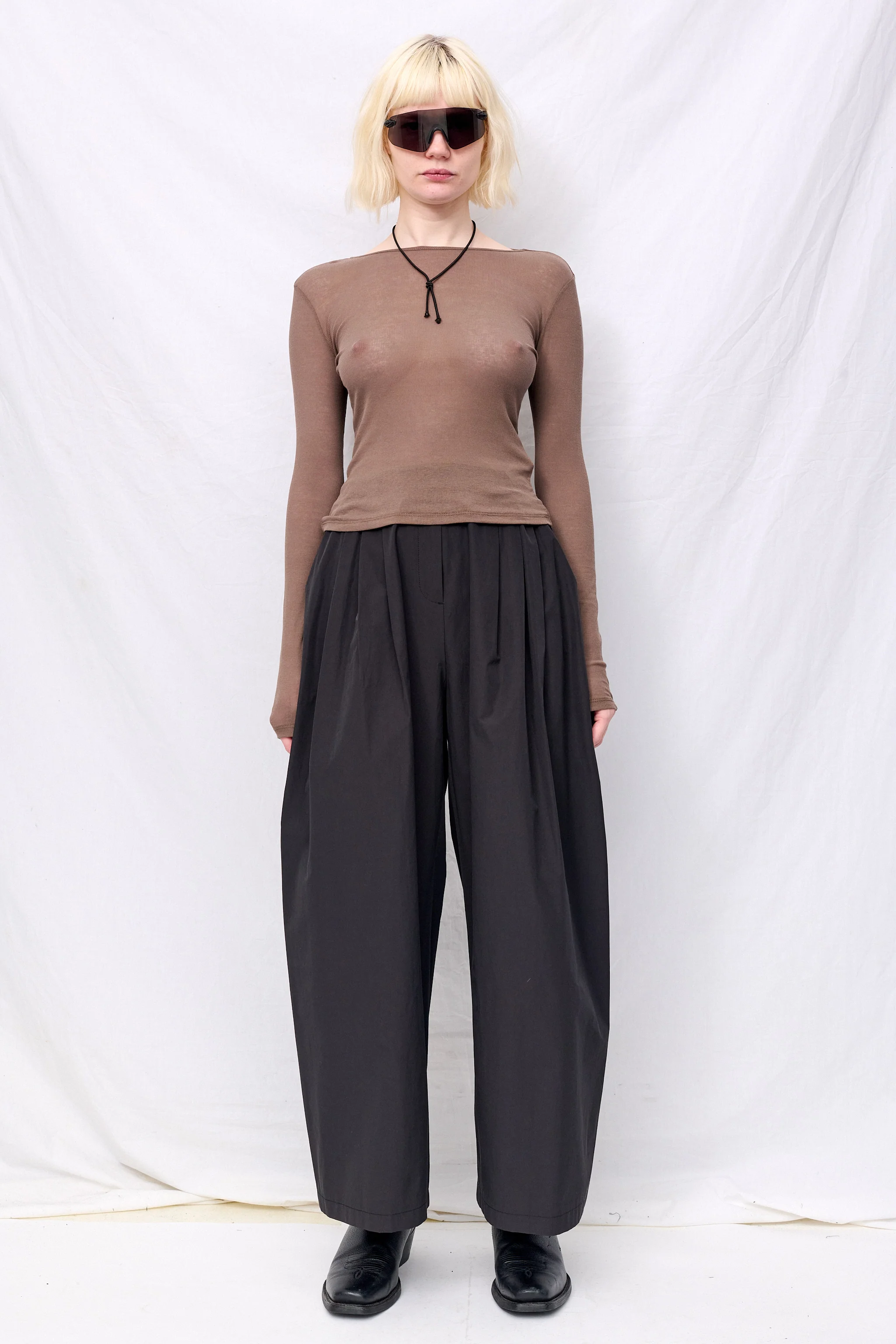 Brown Round T-Shirt - Image 2