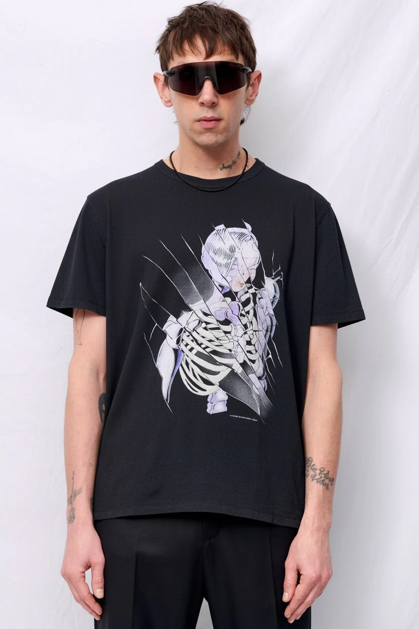Cybernetic Angel Print New Box T-Shirt - Image 2