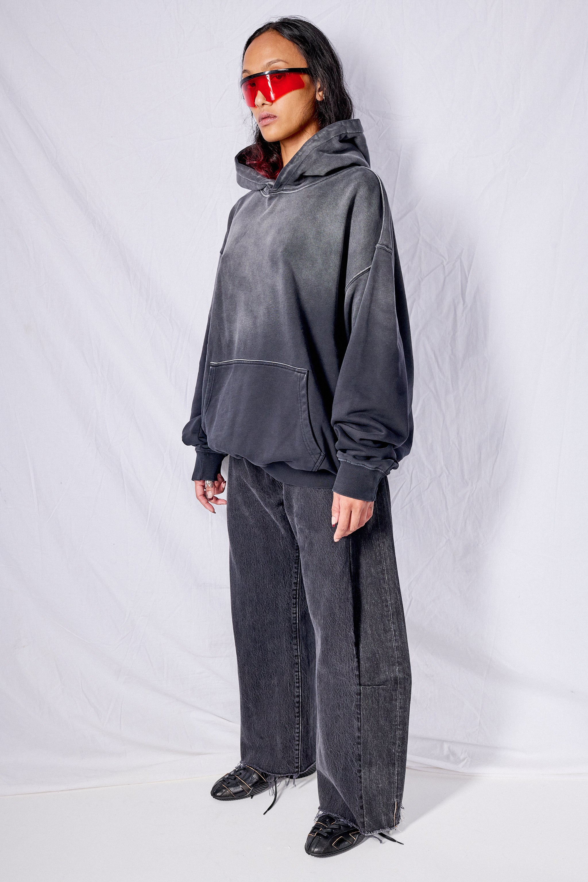 Faded Black Hoodie - Image 7