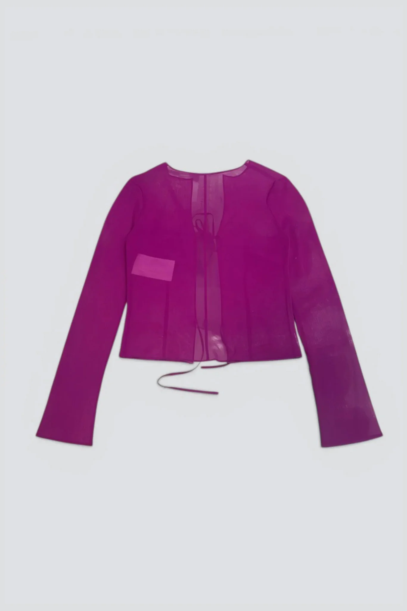 Fuchsia Silk Blouse - Image 5