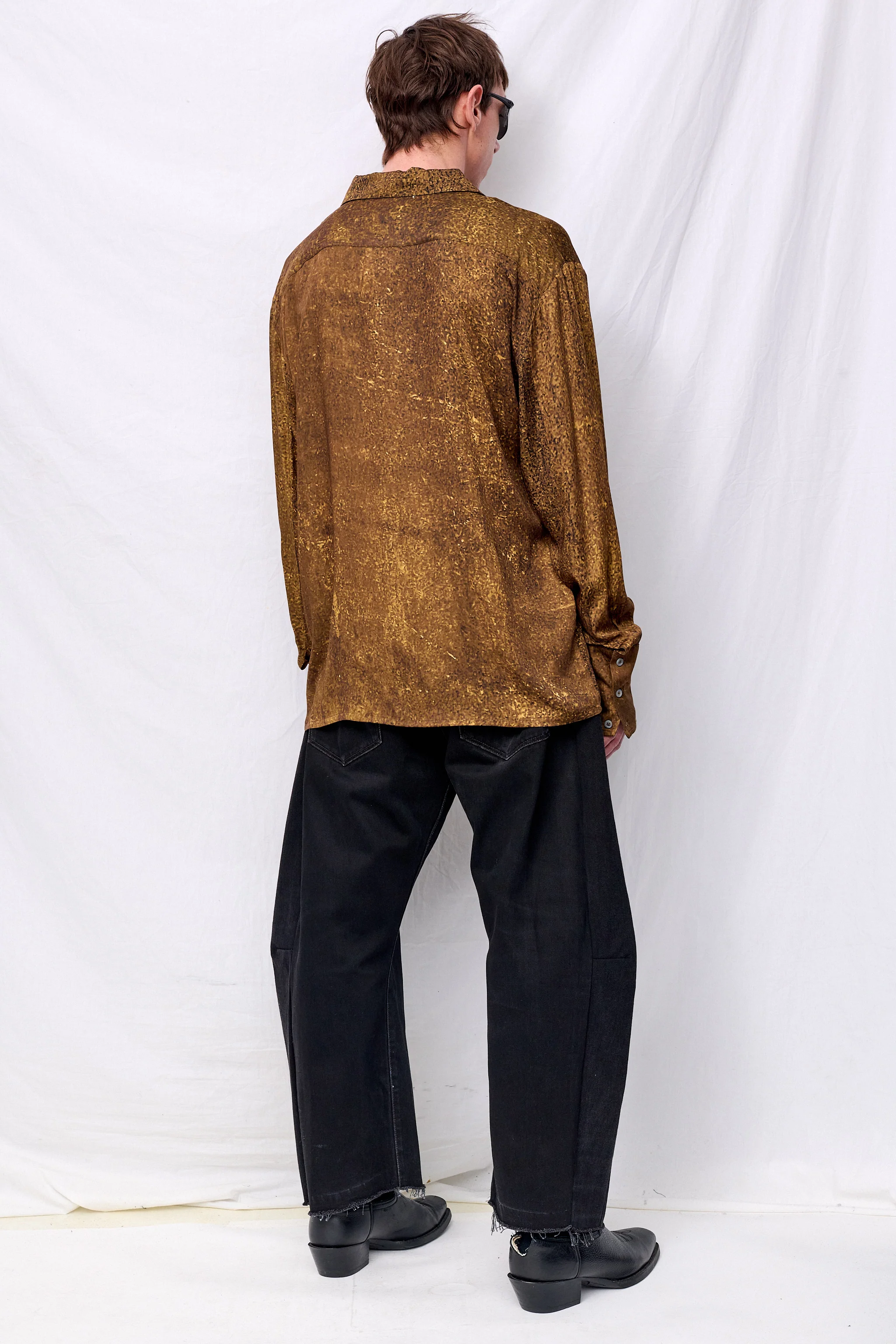 Gold Rush Oversized Longsleeve Shirt - Image 4