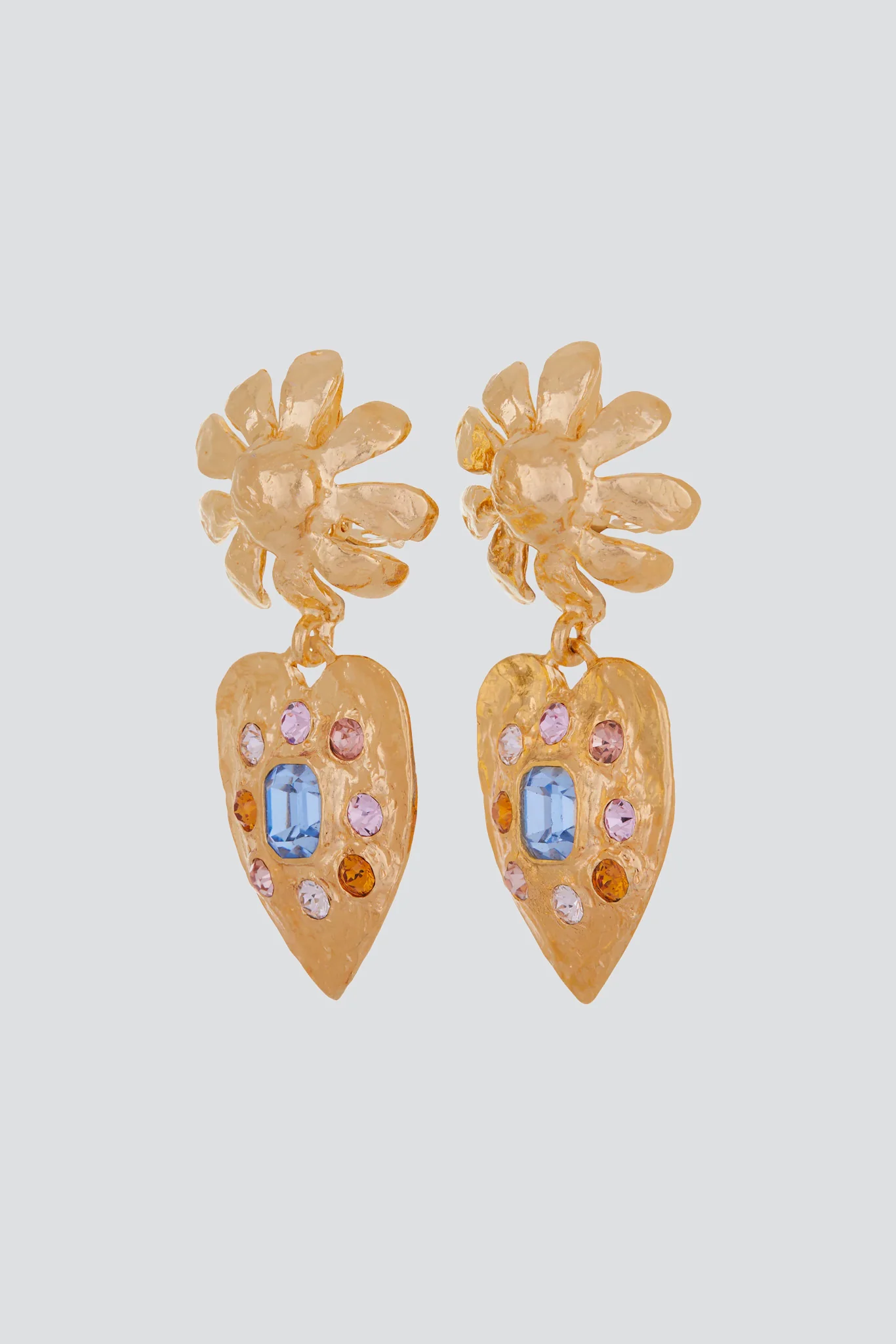 Gold Tropicana Earrings - Image 2