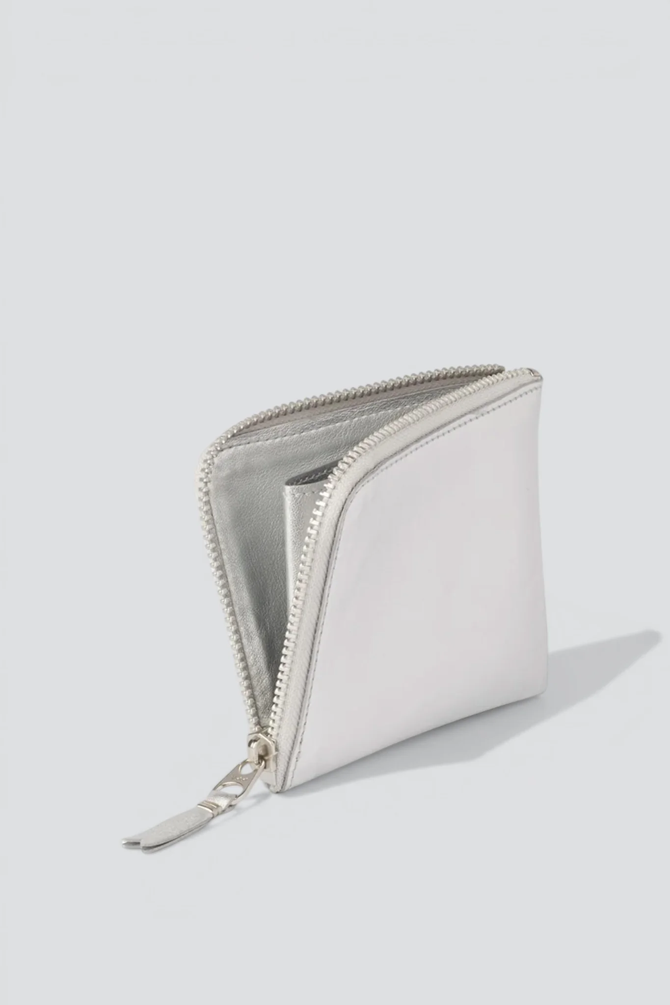 Half Zip Wallet - Silver - SA3100G - Image 2