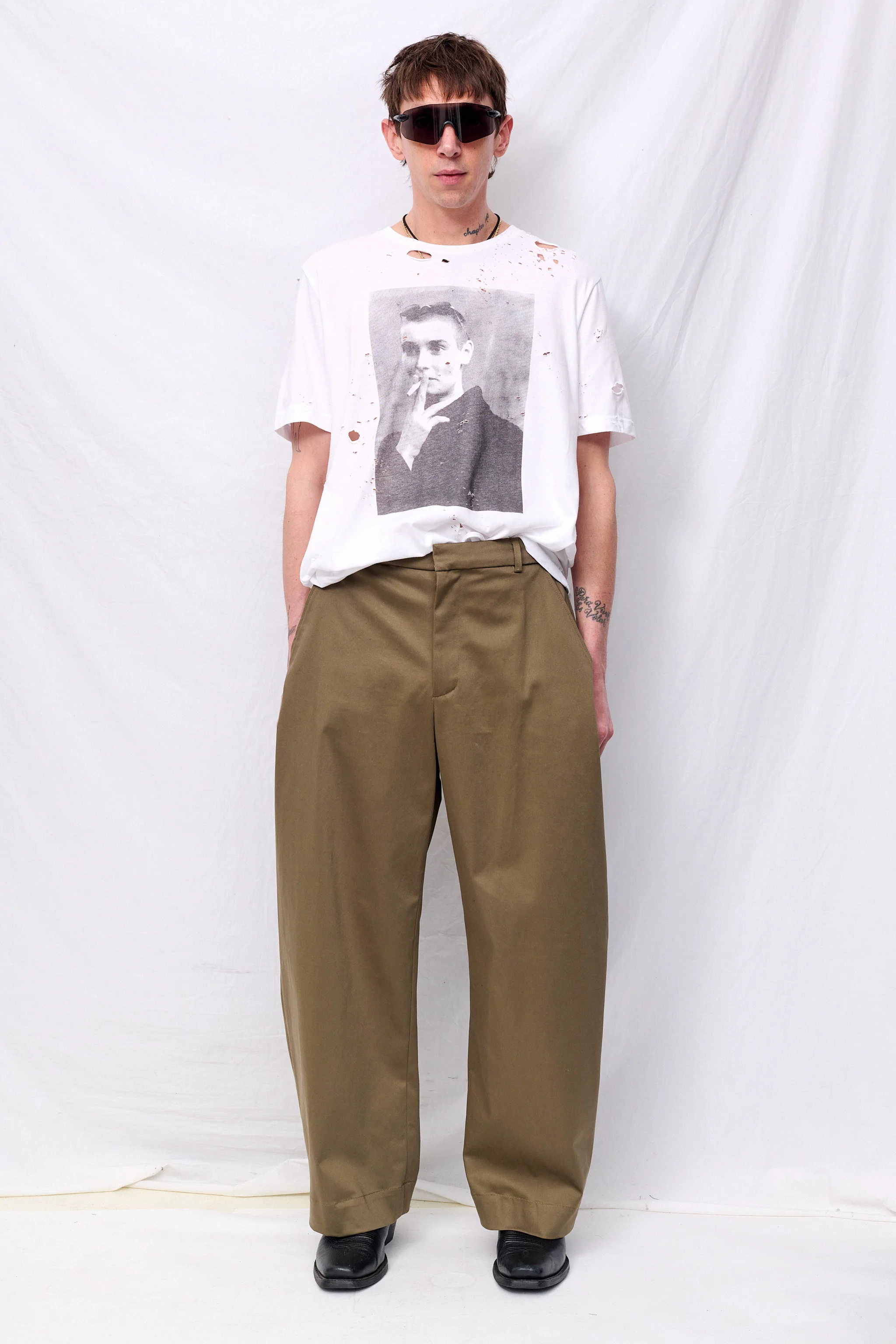 Khaki Volume Pant