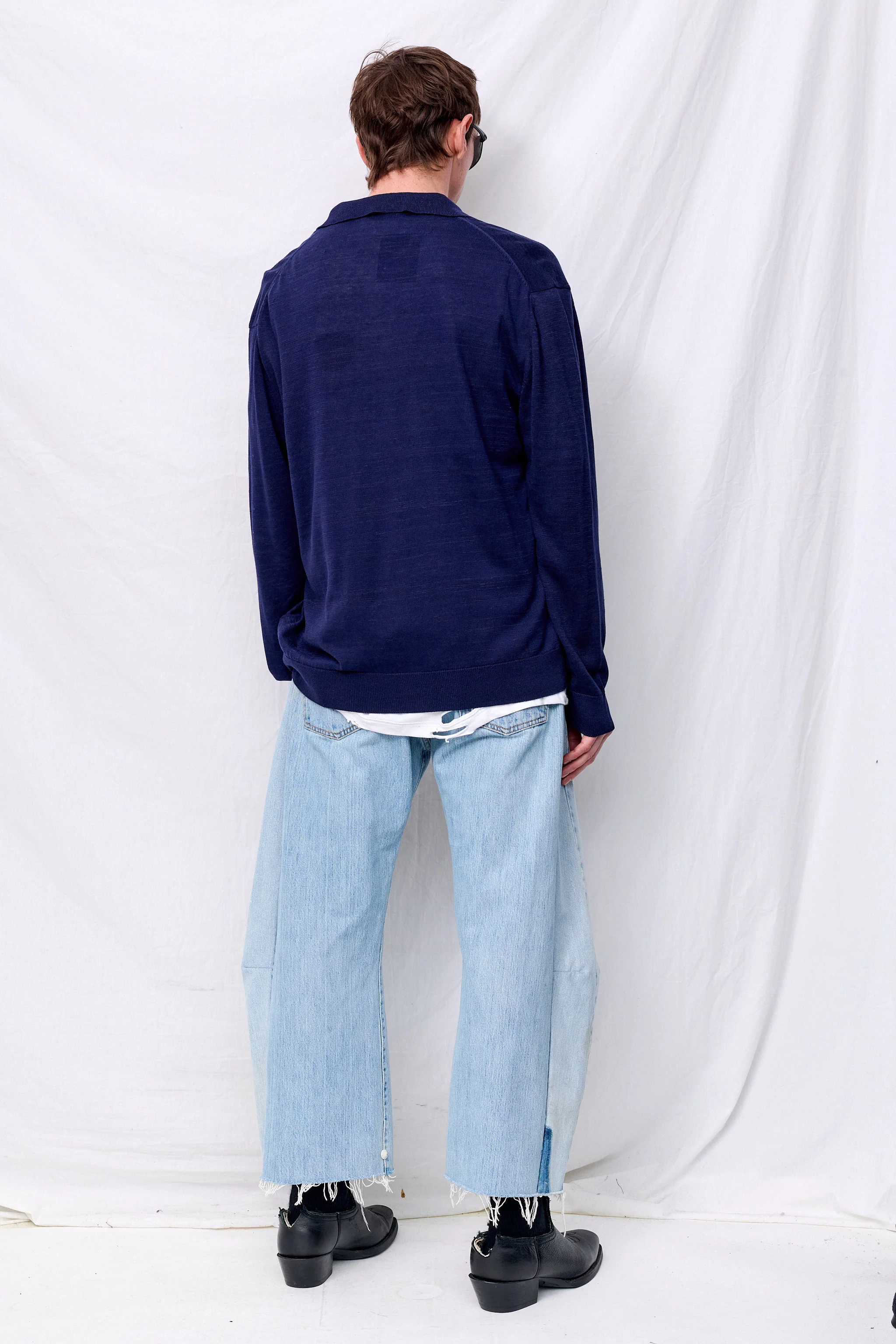 Navy Rat Pack Cardigan - Image 6