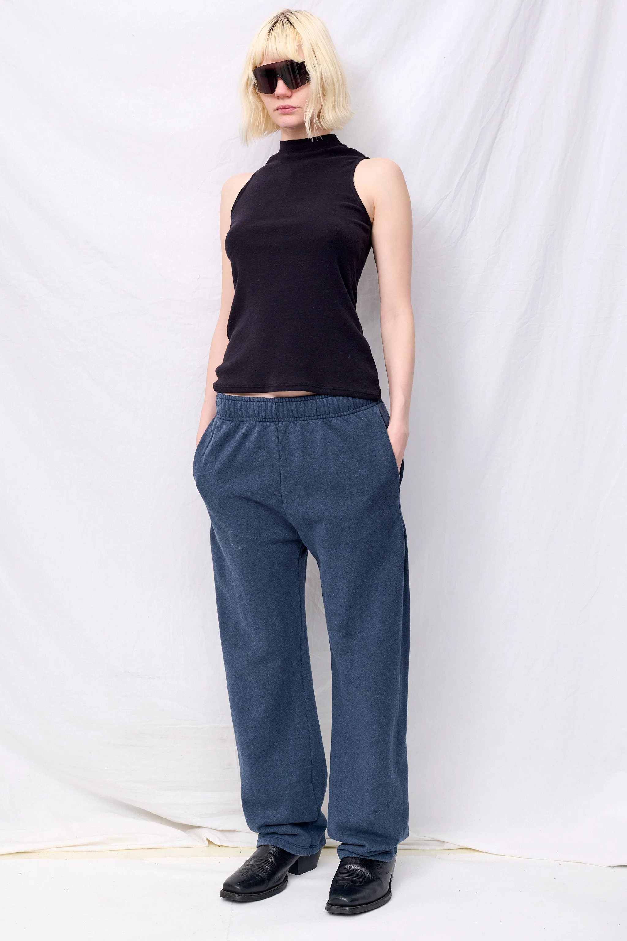 Navy Shea Sweatpant - Image 7