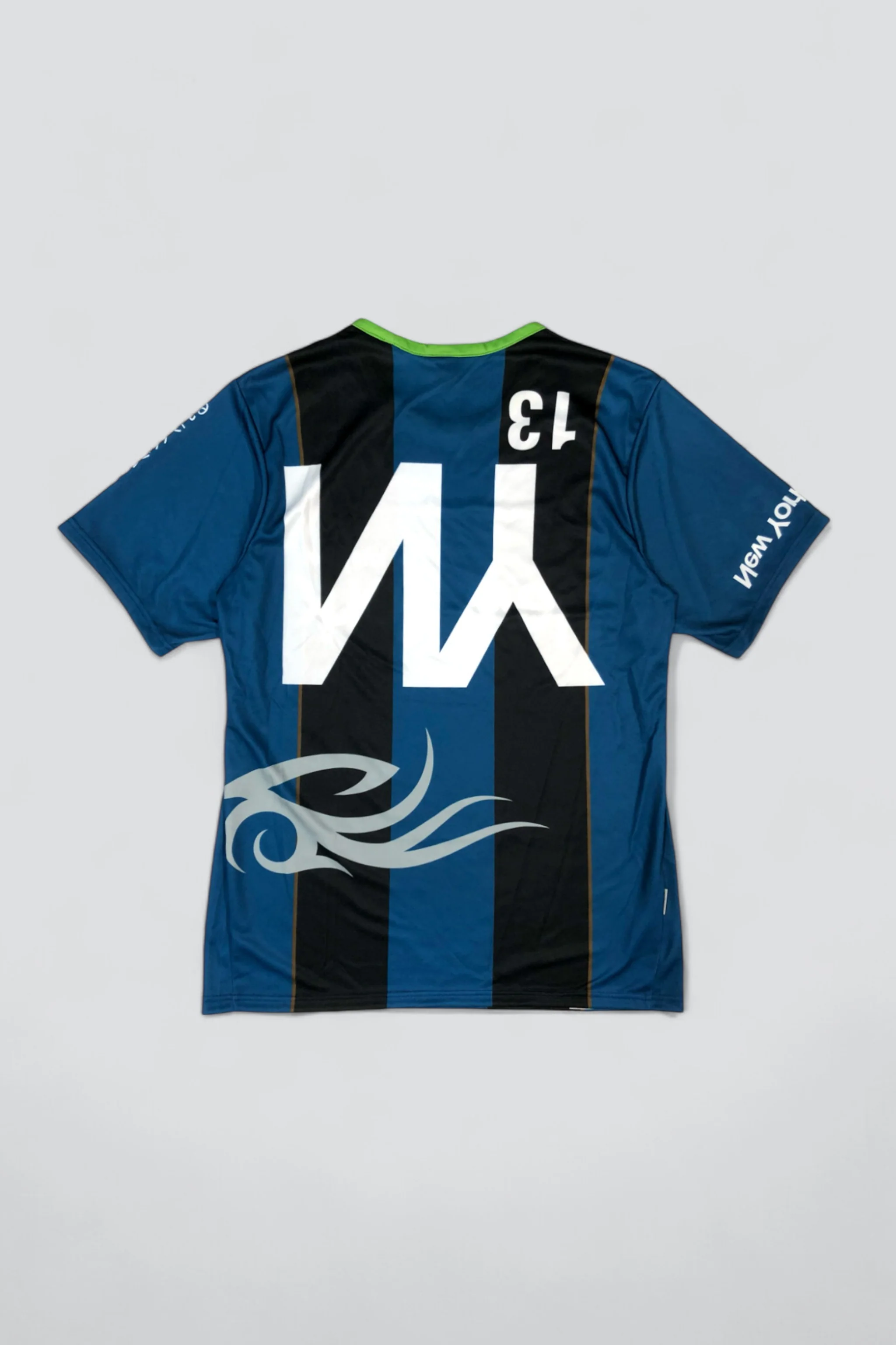 New York Logo Striped Short Sleeve Jersey - Image 2