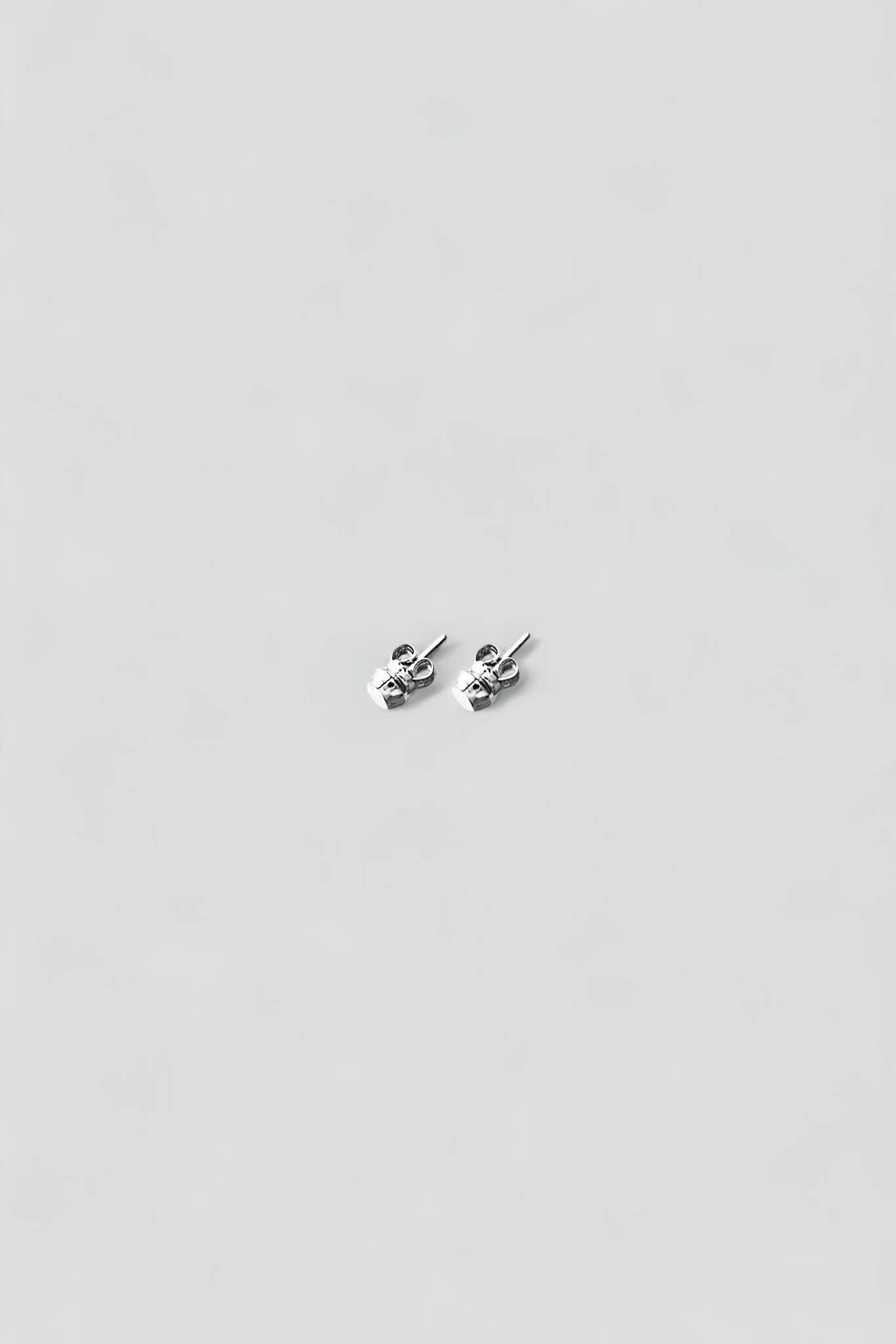 Silver EA-SK4 Stud Earrings - Image 2
