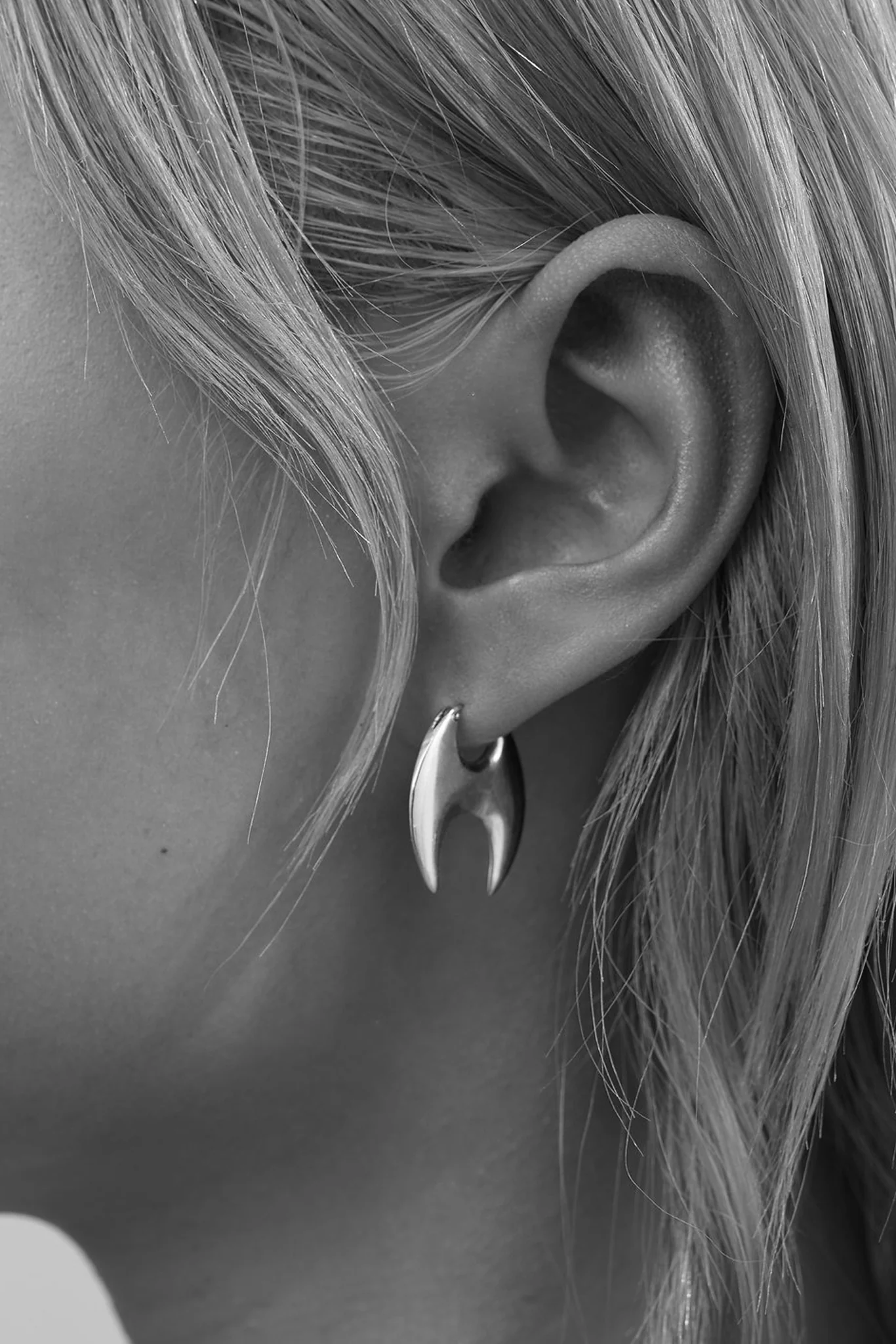 Silver Labrys Earrings - Image 2