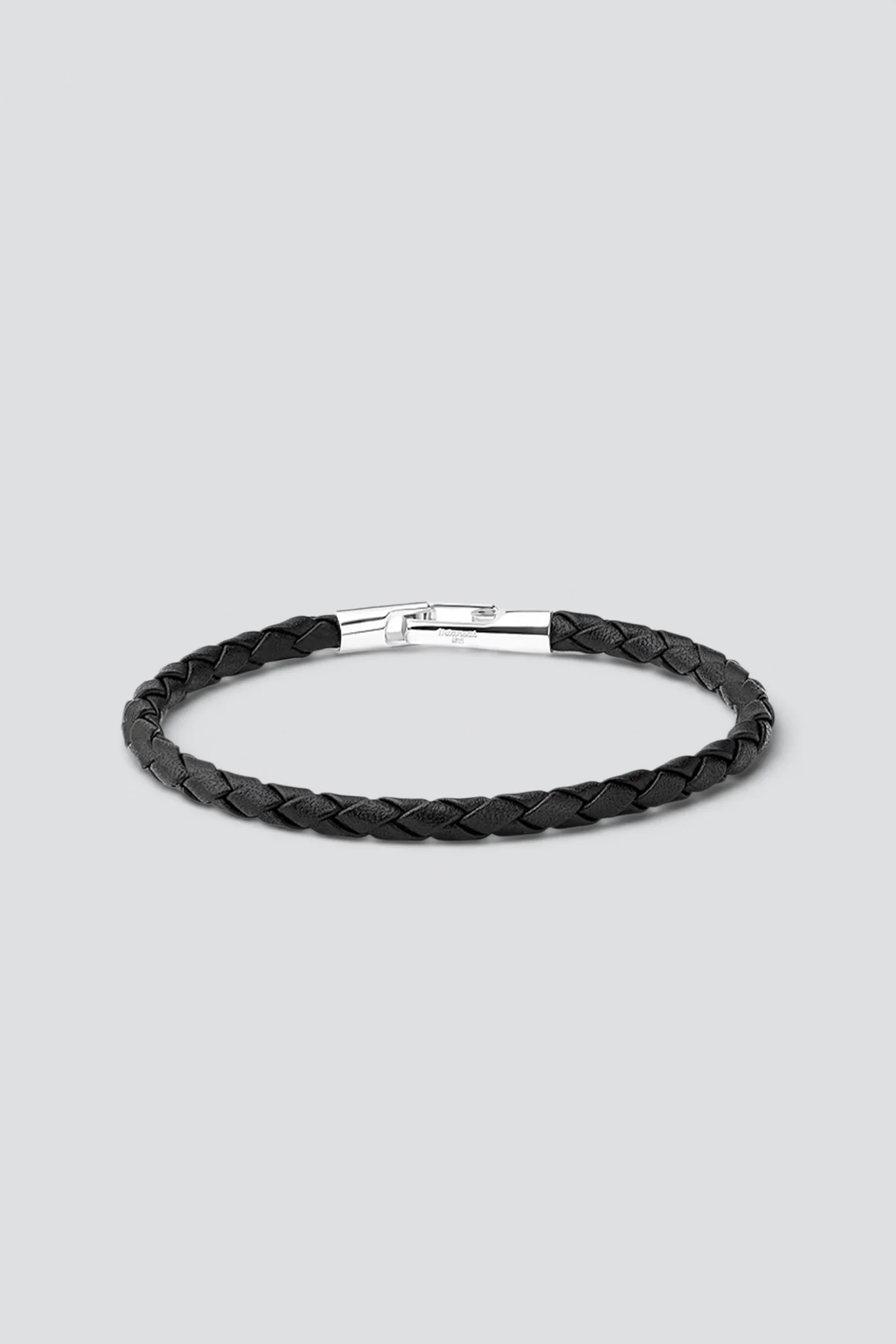 Sterling Silver Ames Leather Bracelet - Image 2
