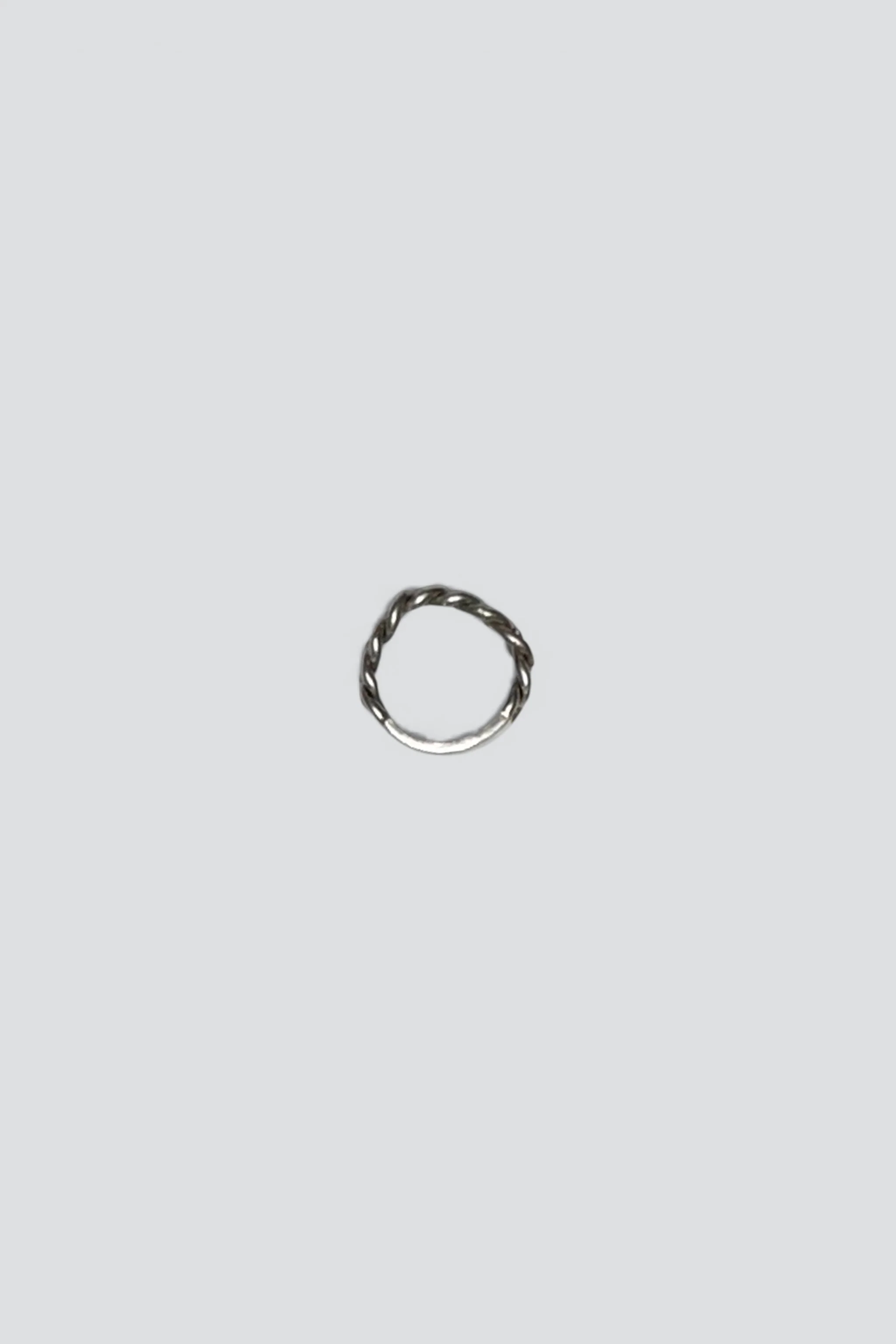 Sterling Silver Curb Chain ID Ring - Image 3