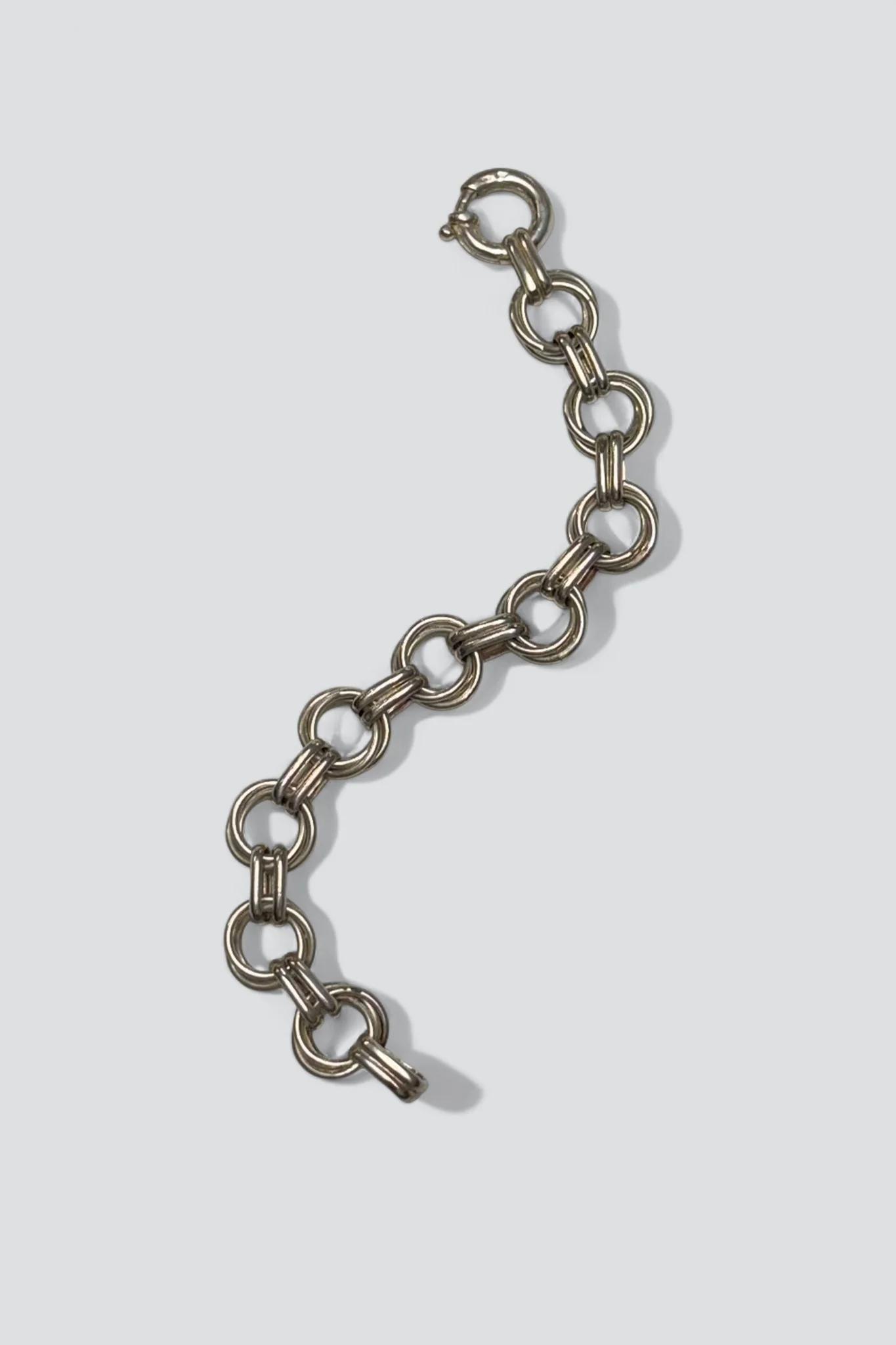 Sterling Silver Double Link Bracelet - Image 3