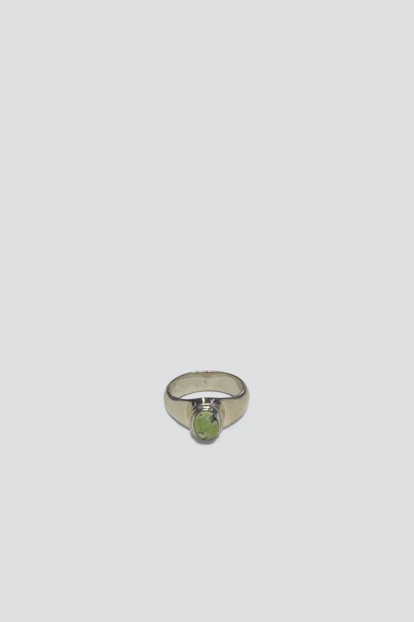 Sterling Silver Green Turquoise Ring