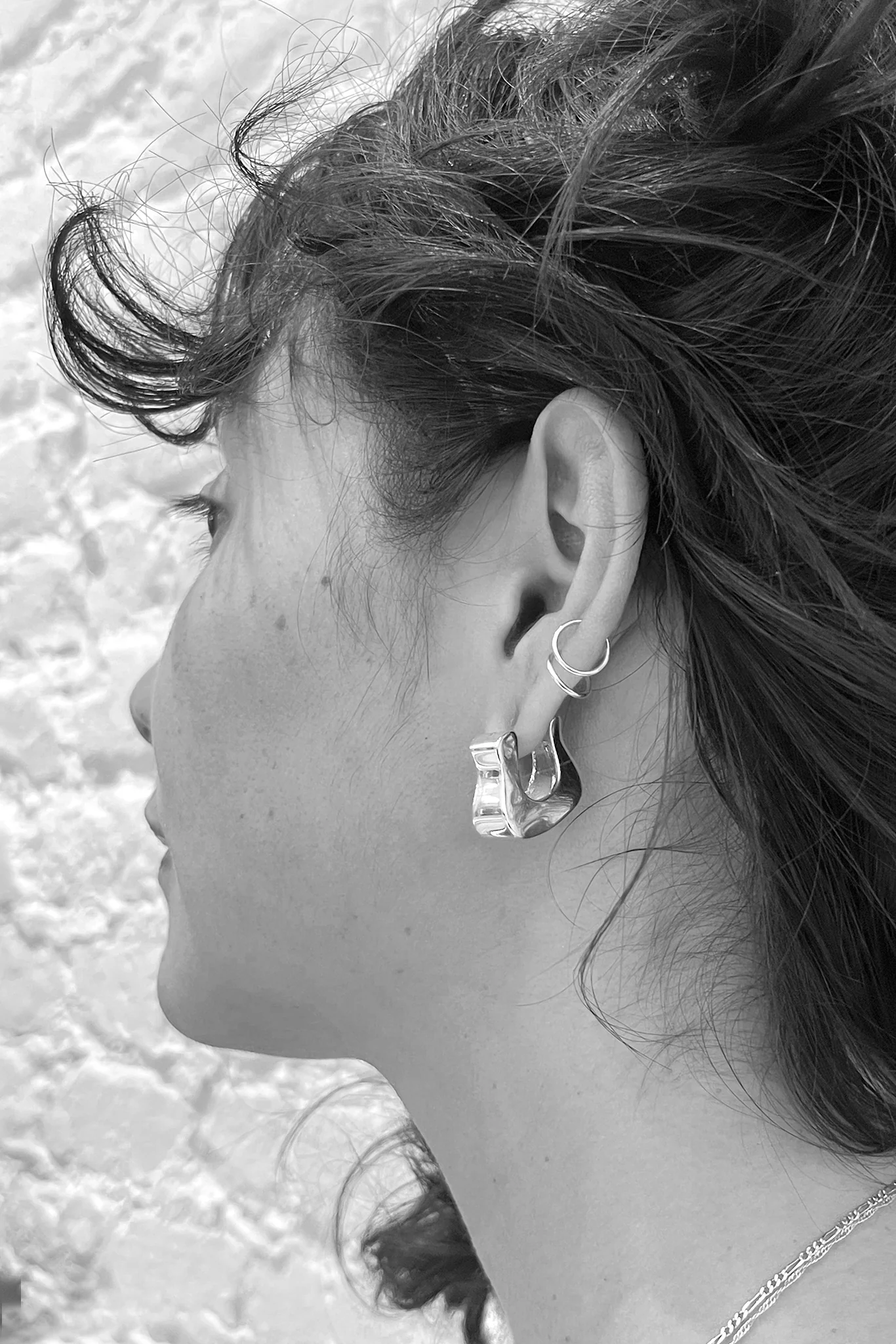 Sterling Silver Hoof Earrings - Image 3