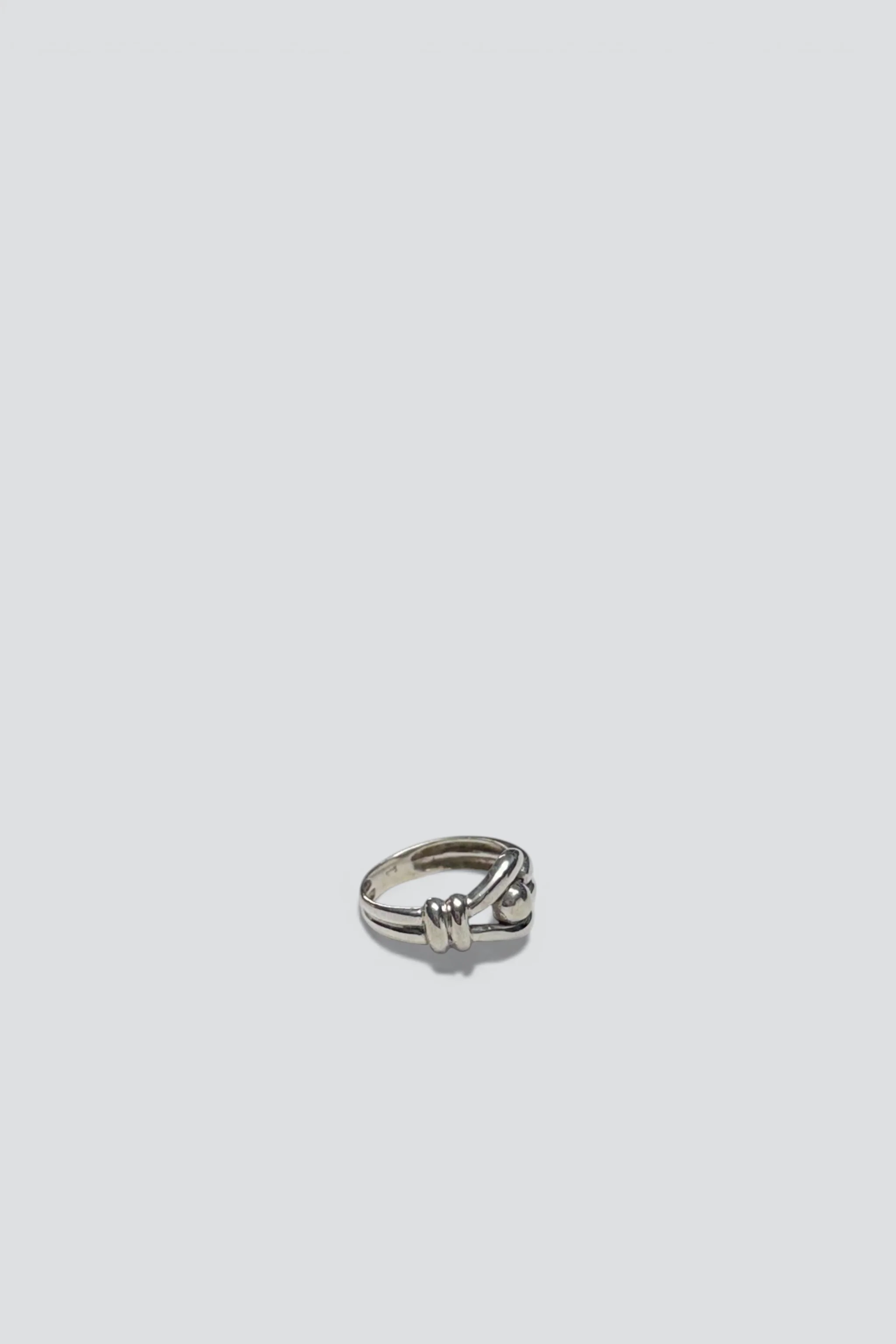 Sterling Silver Hook & Eye Ring - Image 2