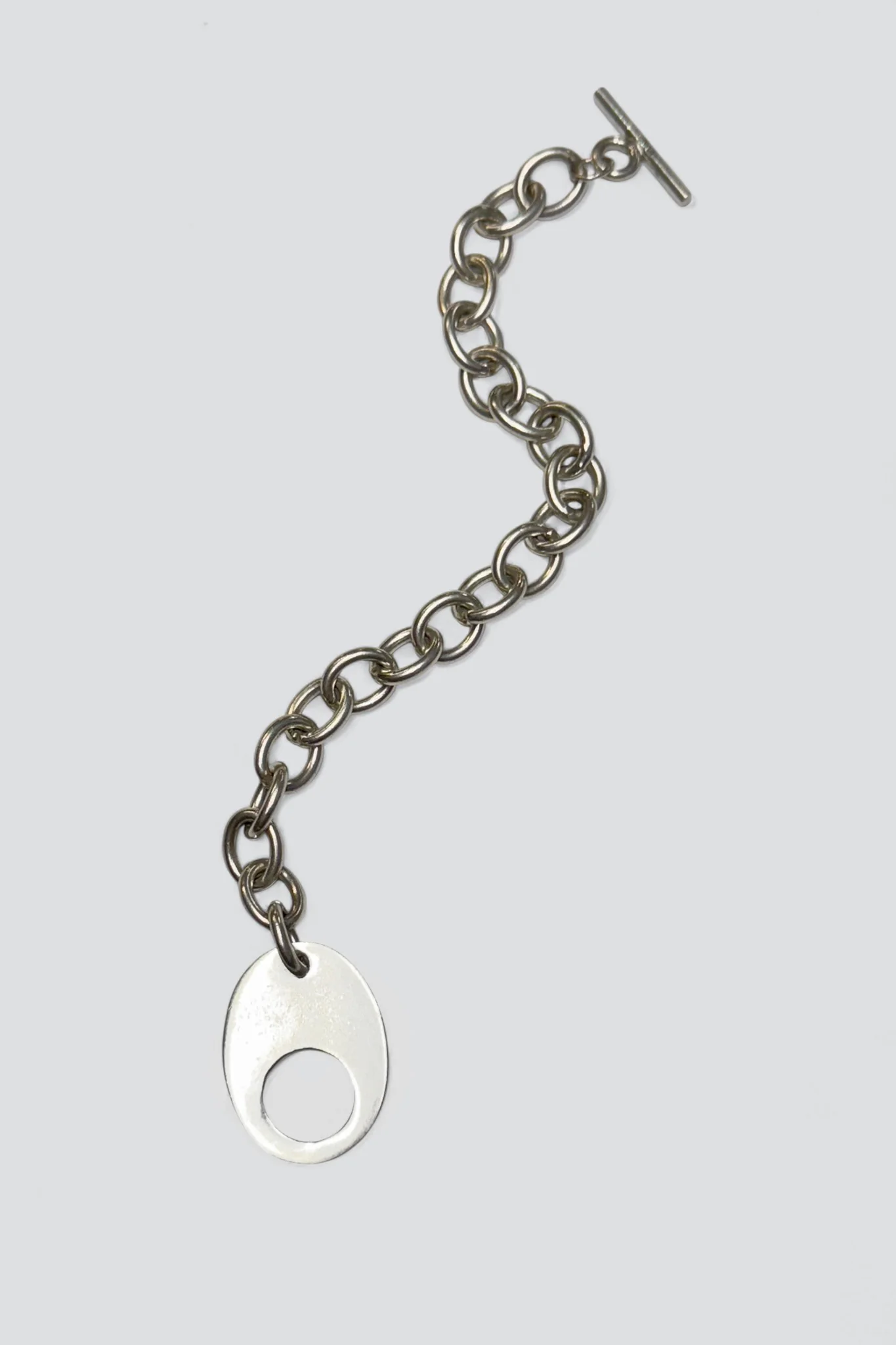 Sterling Silver Modernist Toggle Bracelet - Image 2