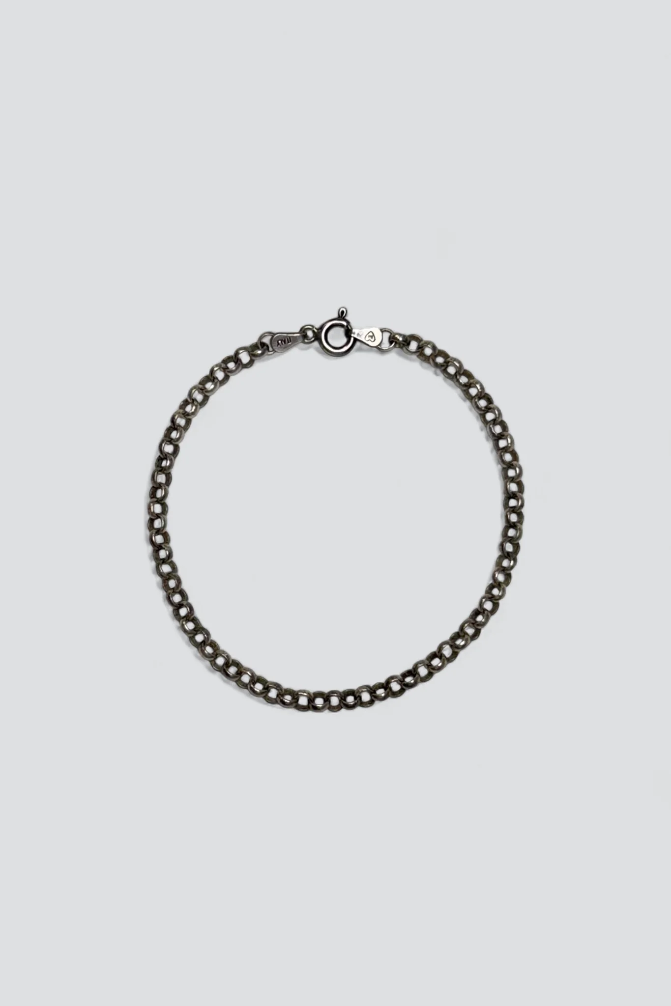 Sterling Silver Small Rolo Bracelet