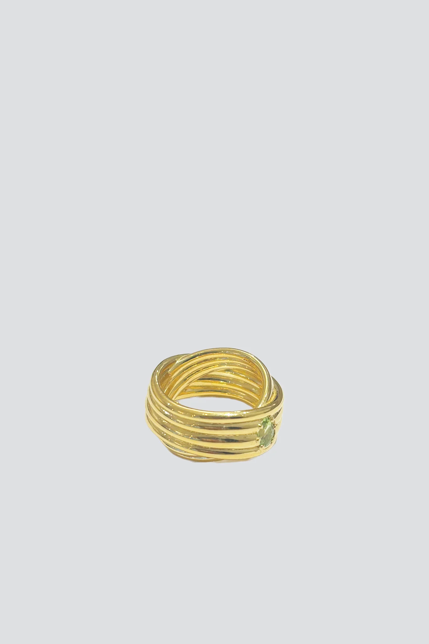 Vermeil Peridot Common Threads Ring - Image 3