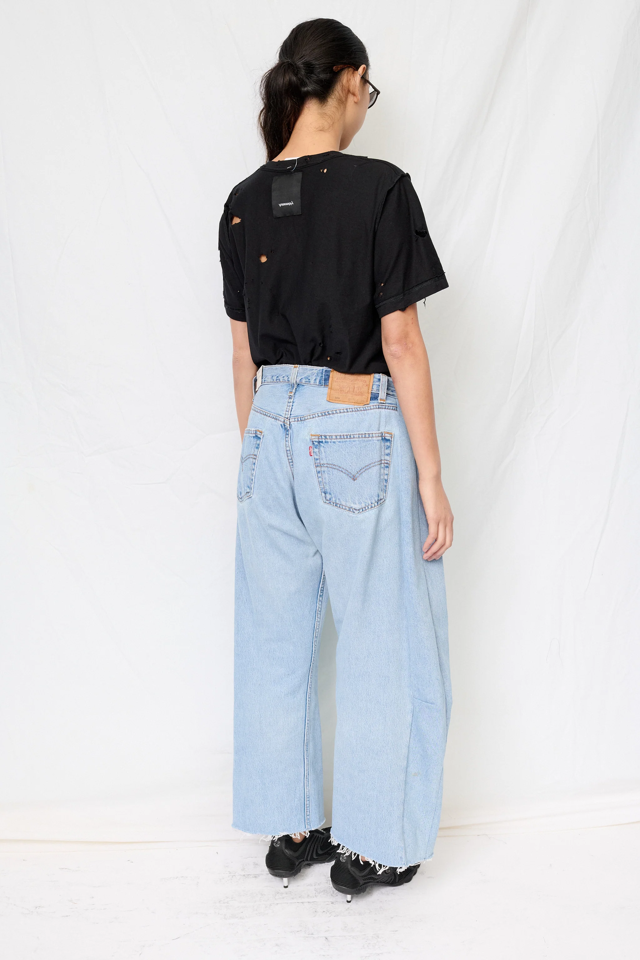 Vintage Indigo Mix Reworked Lasso Jean - Image 7