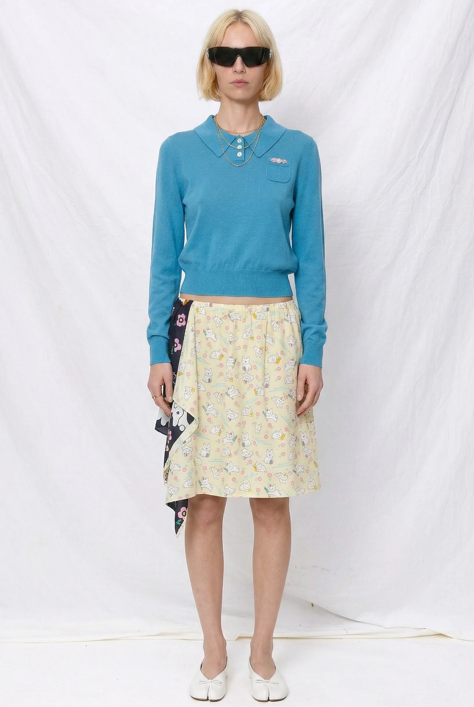 Yellow Multi Napkin Skirt